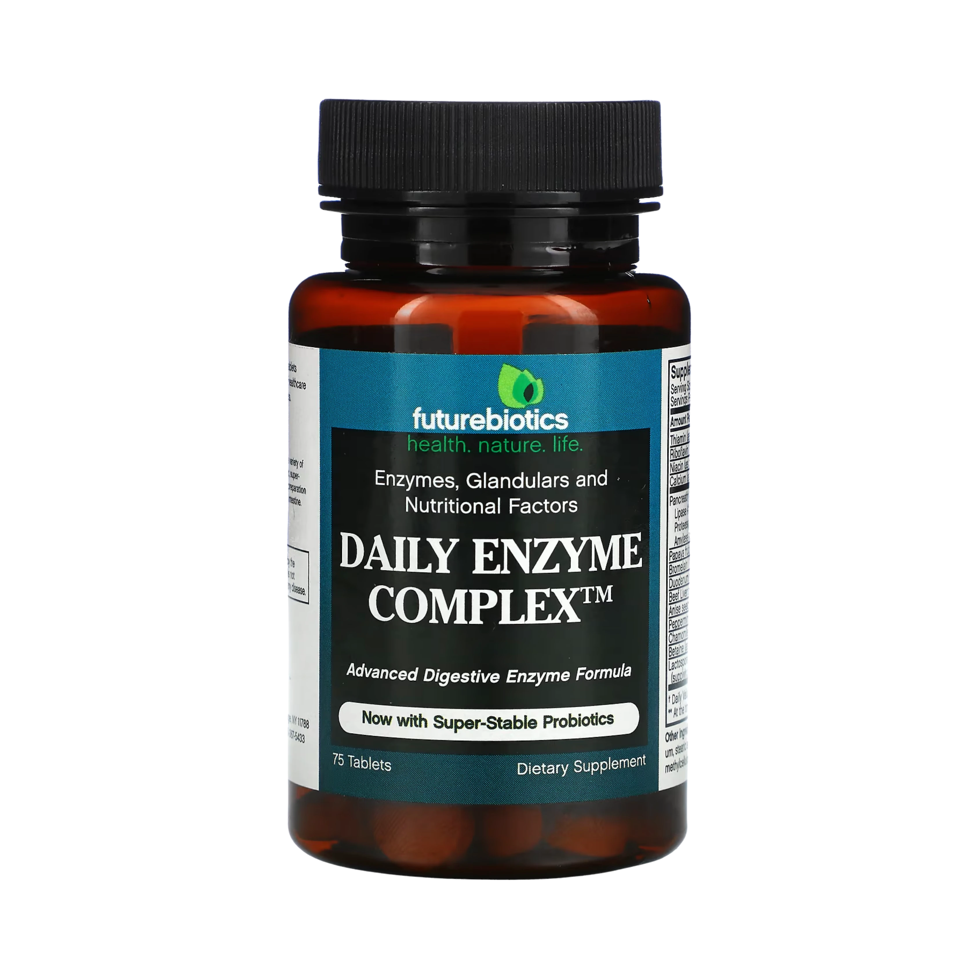 Futurebiotics, Daily Enzyme Complex, 75 Tablets