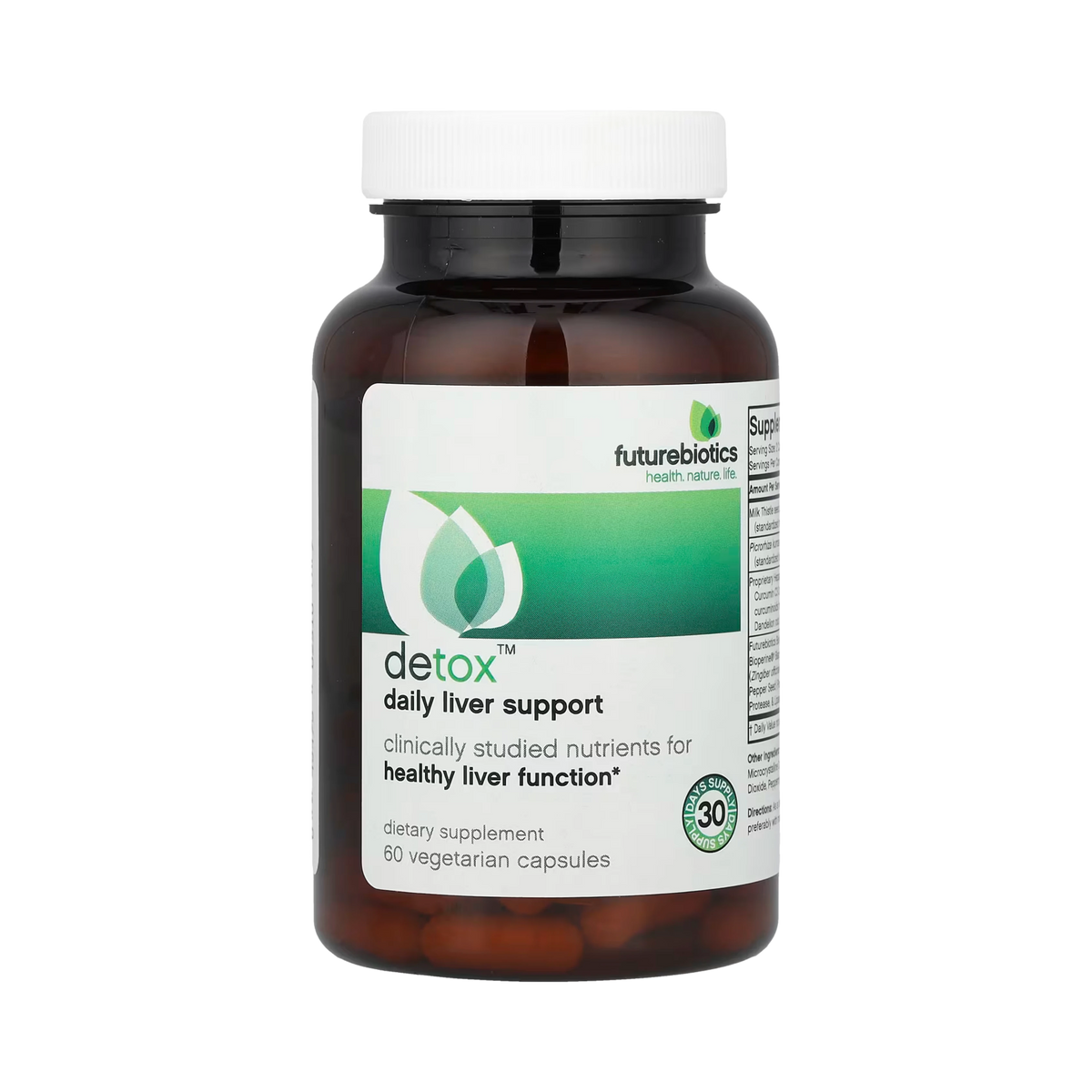 Futurebiotics, Detox, Daily Liver Support, 60 Vegetarian Capsules