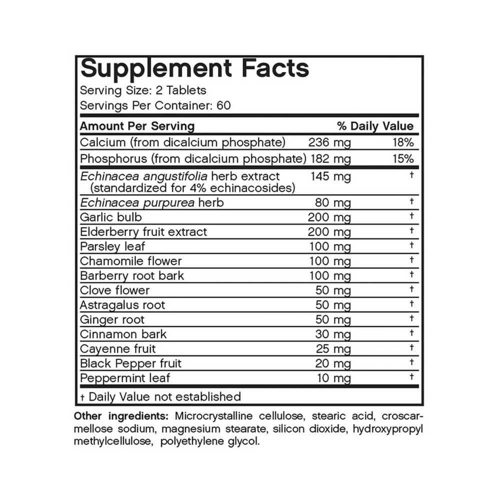 Futurebiotics, Garlic Echinacea Elderberry+, 120 Vegetarian Tablets