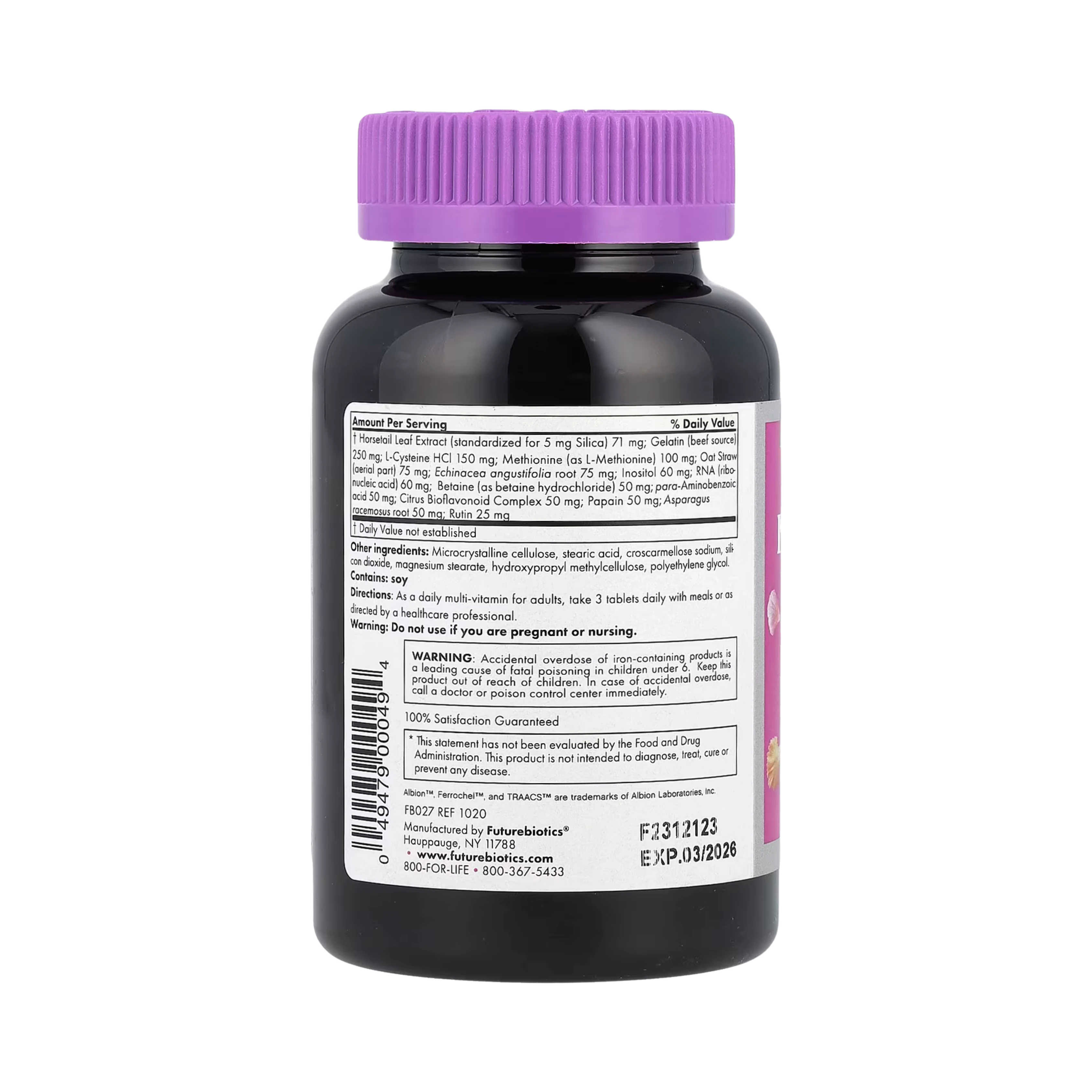 Futurebiotics, Hair, Skin & Nails, 135 Tablets