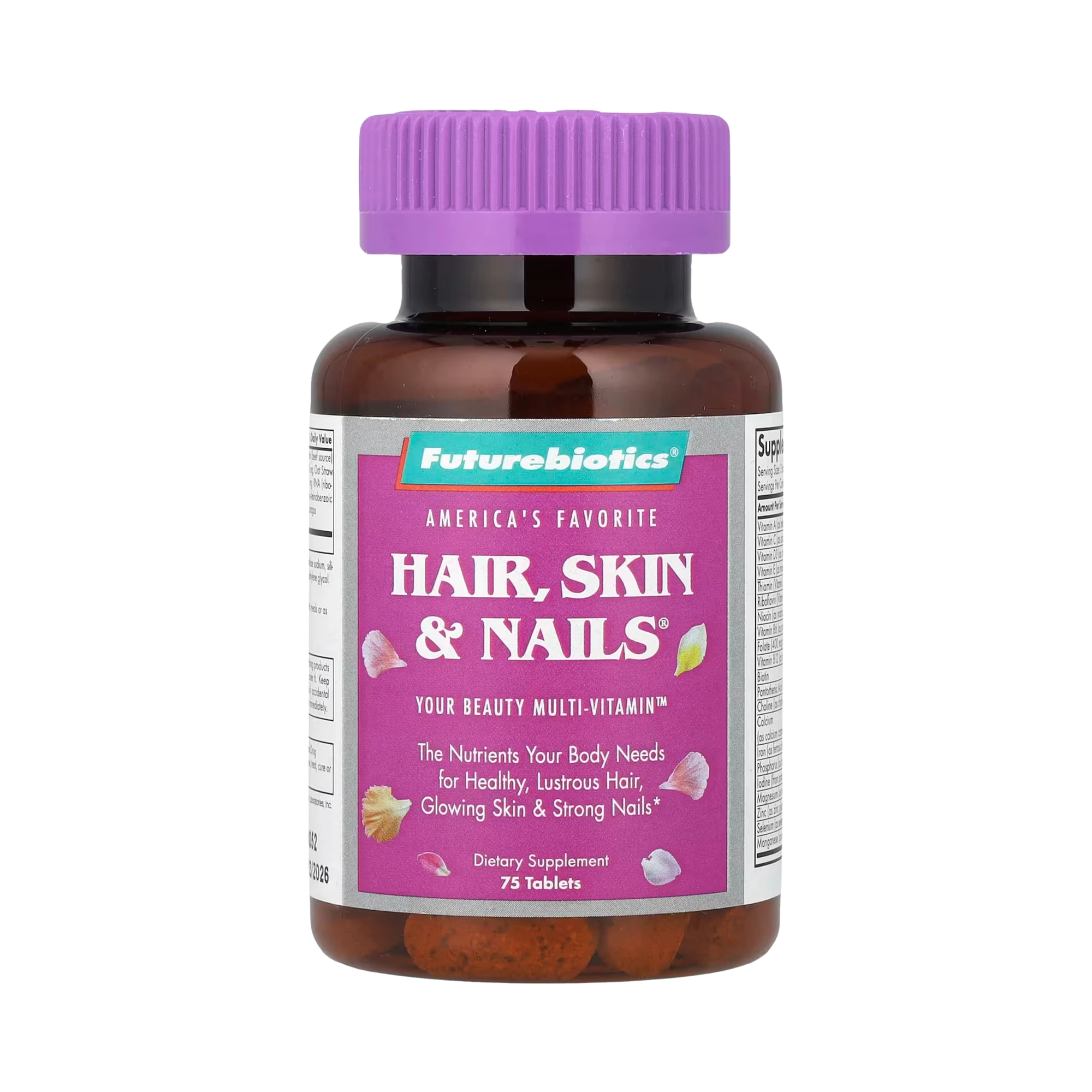 Futurebiotics, Hair, Skin & Nails, 75 Tablets