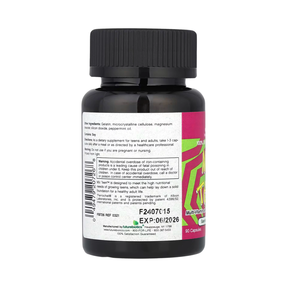 Futurebiotics, M.V. Teen, 90 Capsules