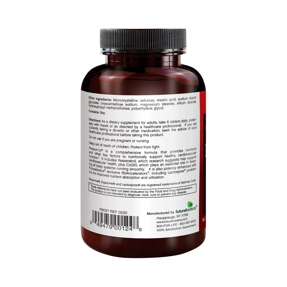 Futurebiotics, Pressur-Lo, 90 Tablets