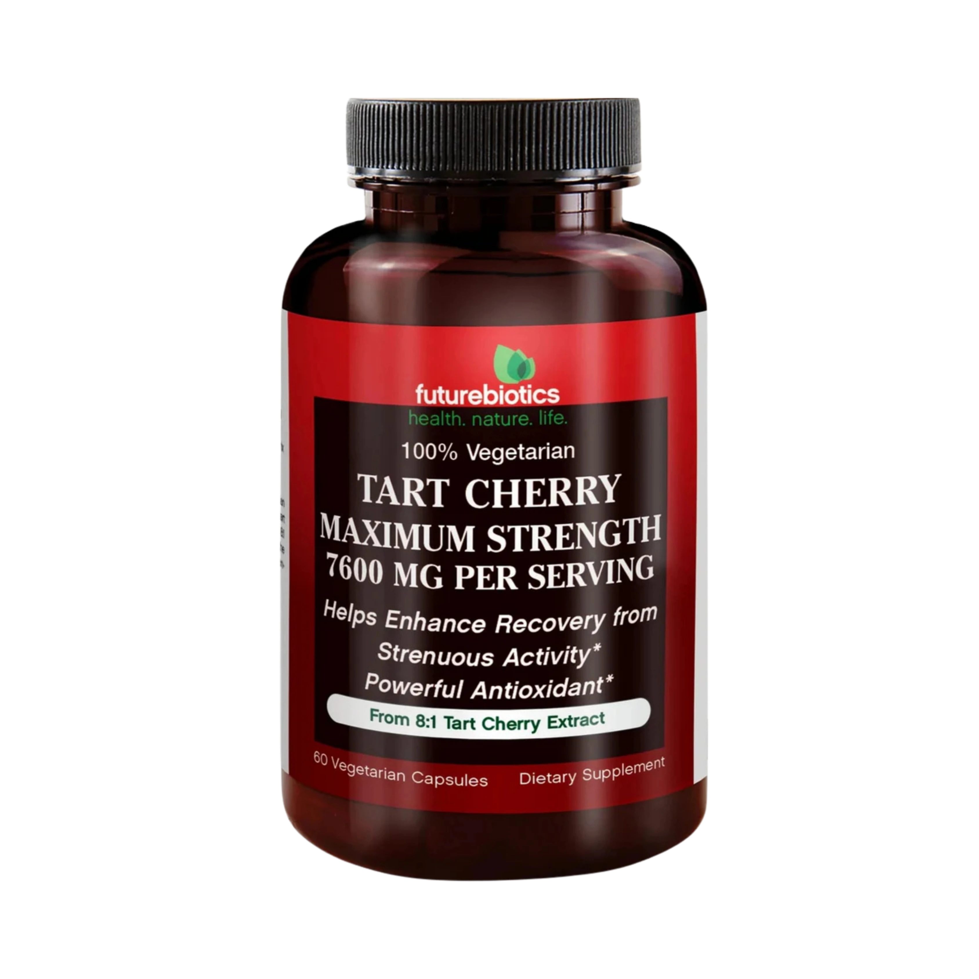 Futurebiotics, Tart Cherry Maximum Strength, 7600 Mg, 60 Vegetarian Capsules