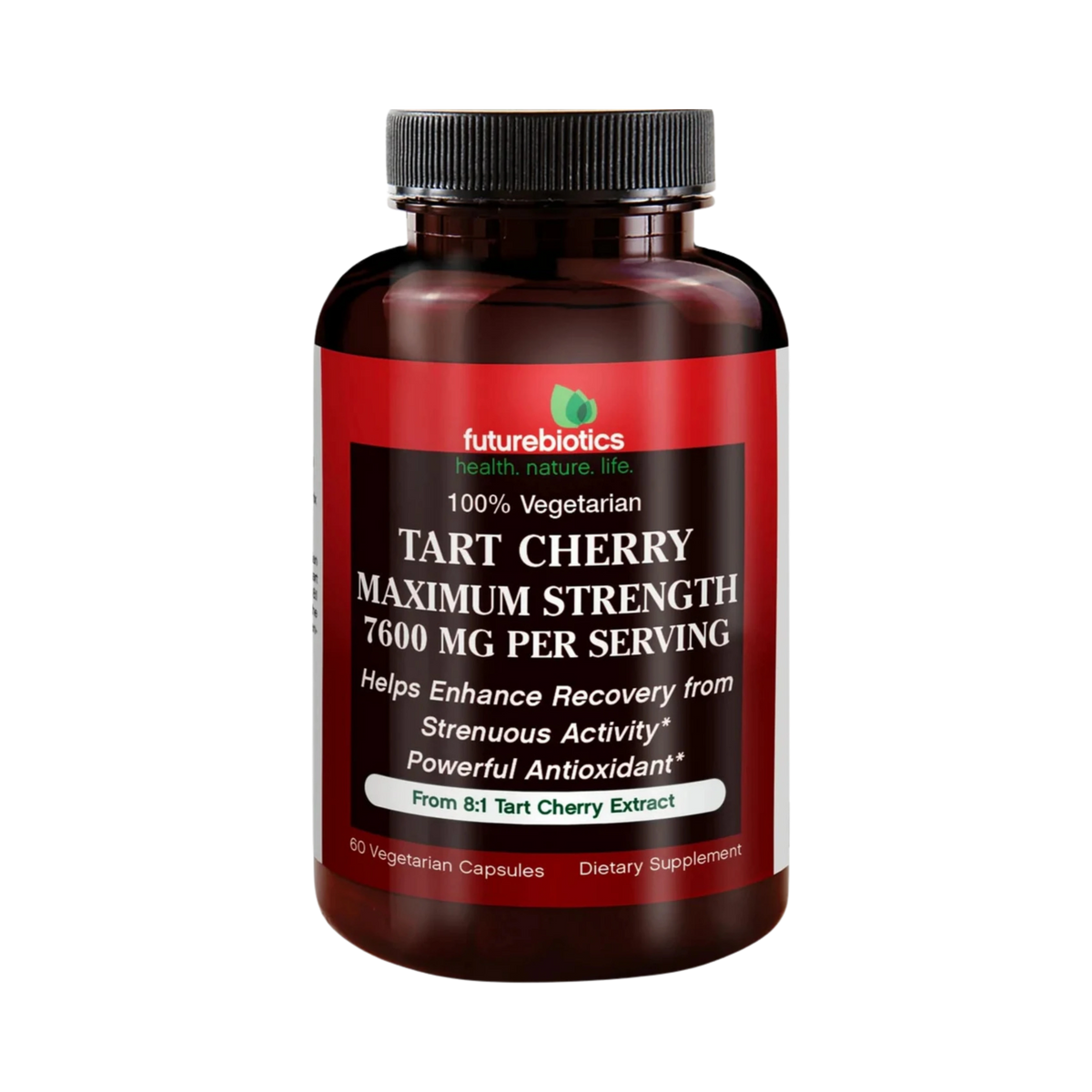 Futurebiotics, Tart Cherry Maximum Strength, 7600 Mg, 60 Vegetarian Capsules