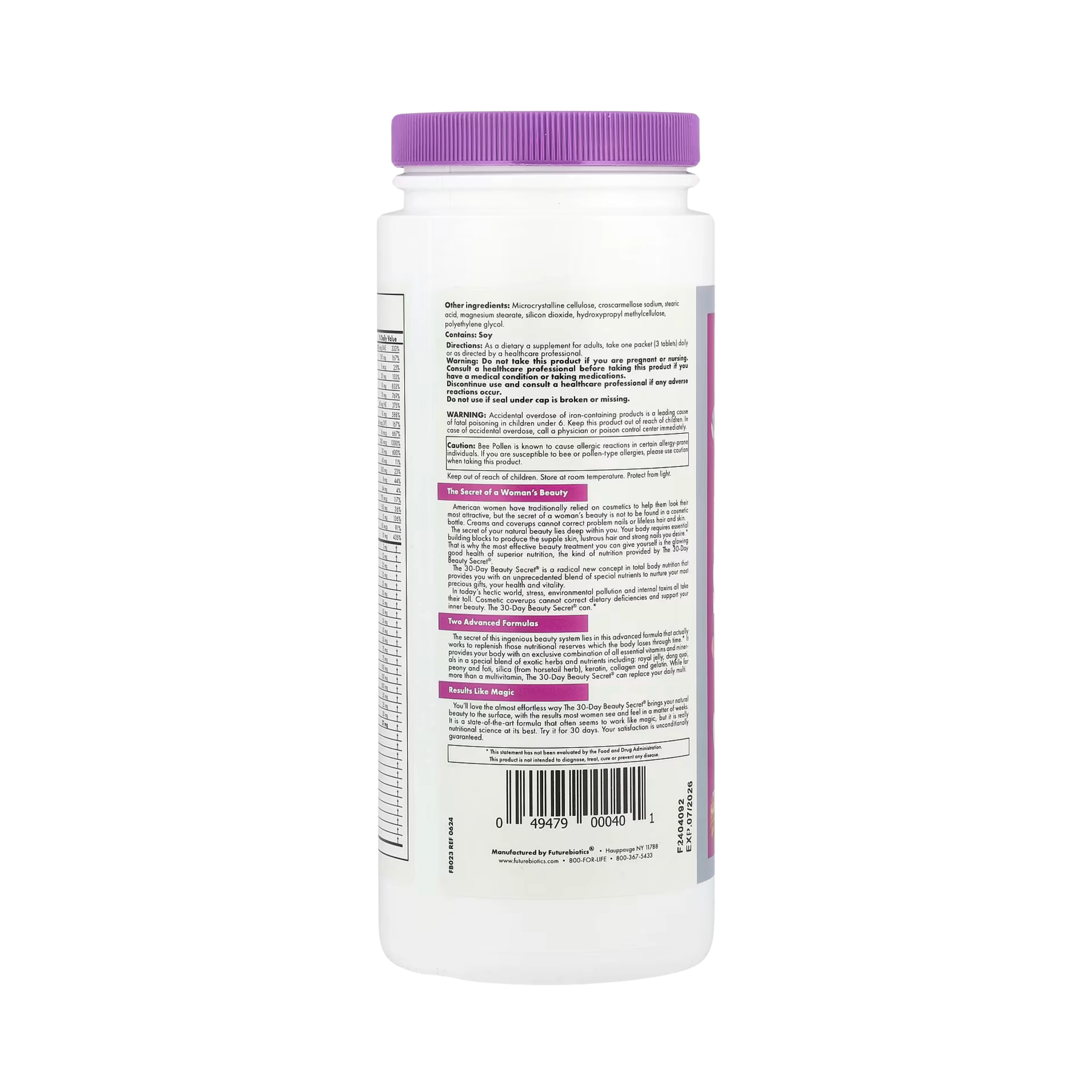 Futurebiotics, The 30 Day Beauty Secret, 30 Packets