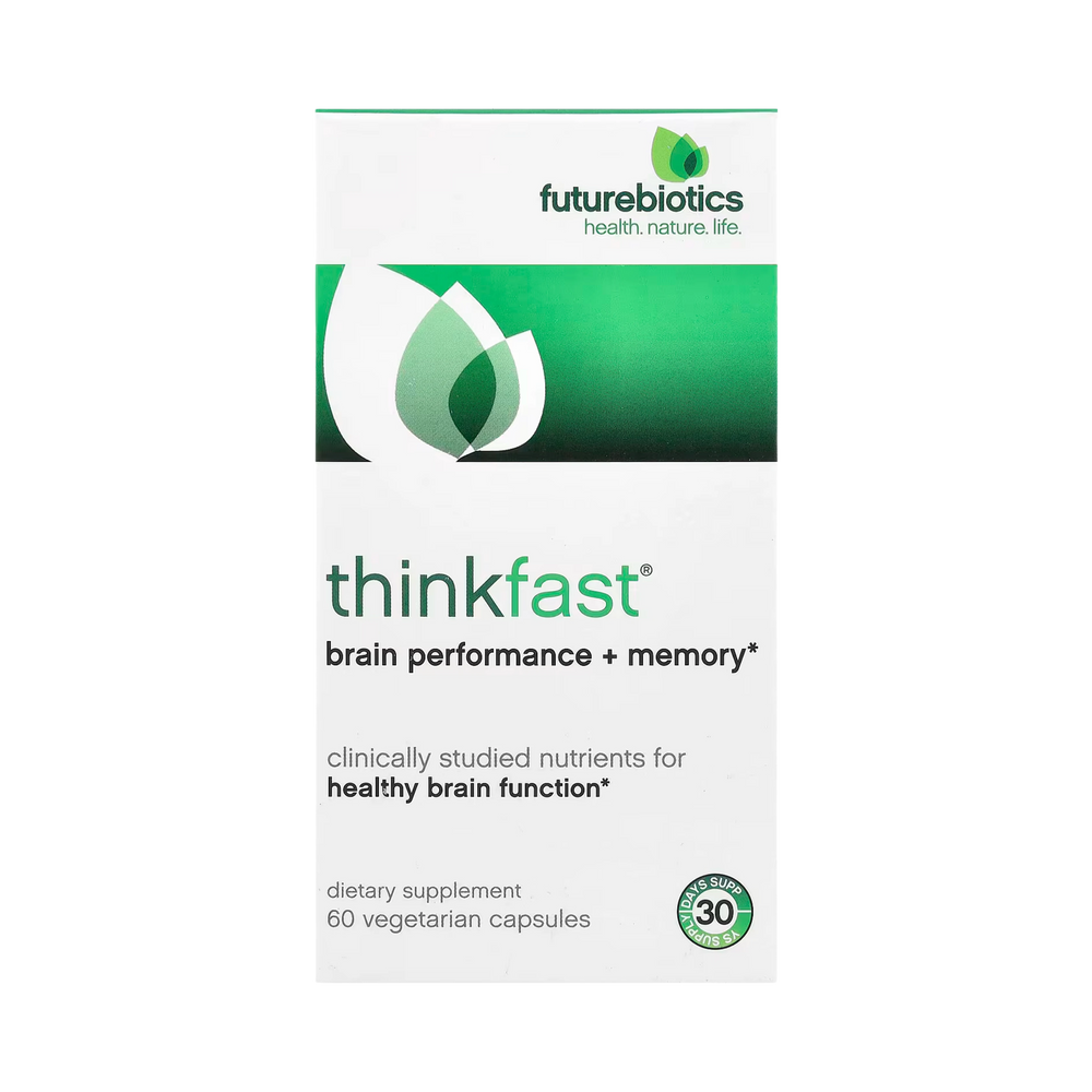 Futurebiotics, ThinkFast, Brain Performance + Memory, 60 Vegetarian Capsules