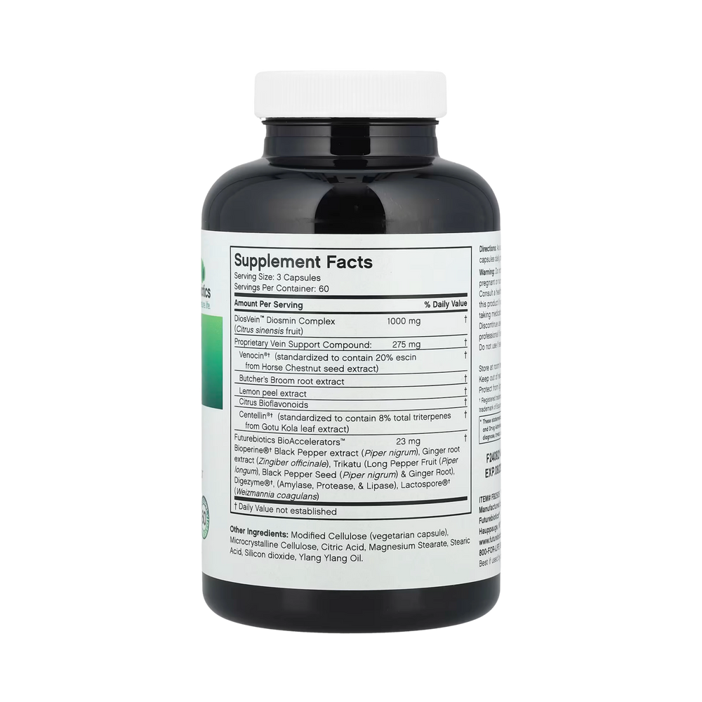 Futurebiotics, VeinFactors, Varicose Vein Complex, 180 Vegetarian Capsules