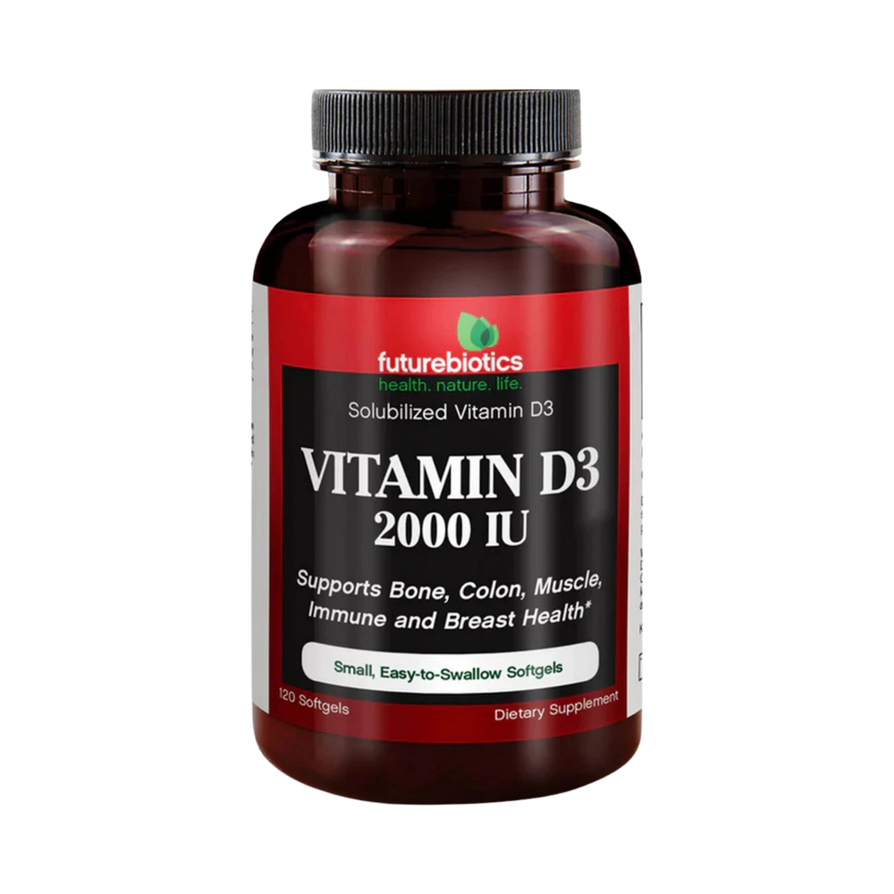 Futurebiotics, Vitamin D3 2000 IU, 120 Softgels