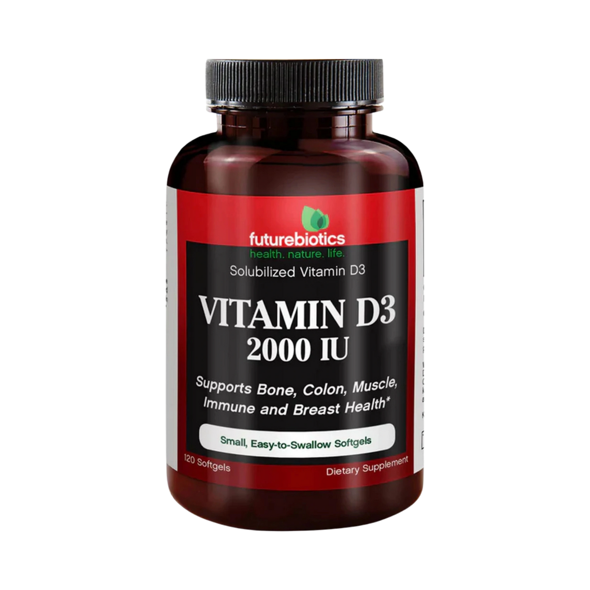Futurebiotics, Vitamin D3 2000 IU, 120 Softgels