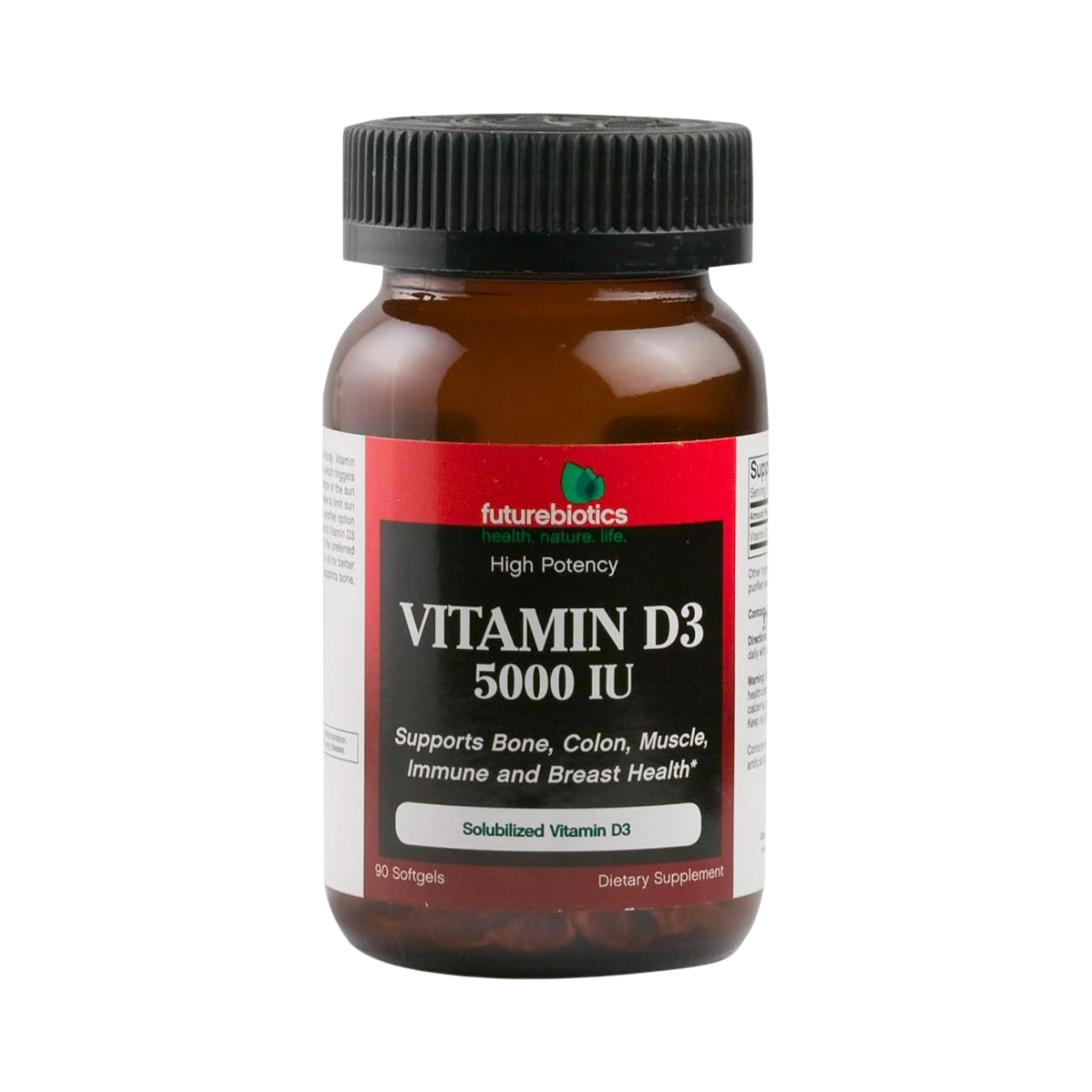 Futurebiotics, Vitamin D3 5000 IU, 90 Softgels