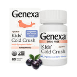 Genexa, Kids´ Cold Crush, Ages 4-11, Organic Acai Berry, 60 Chewable Tablets