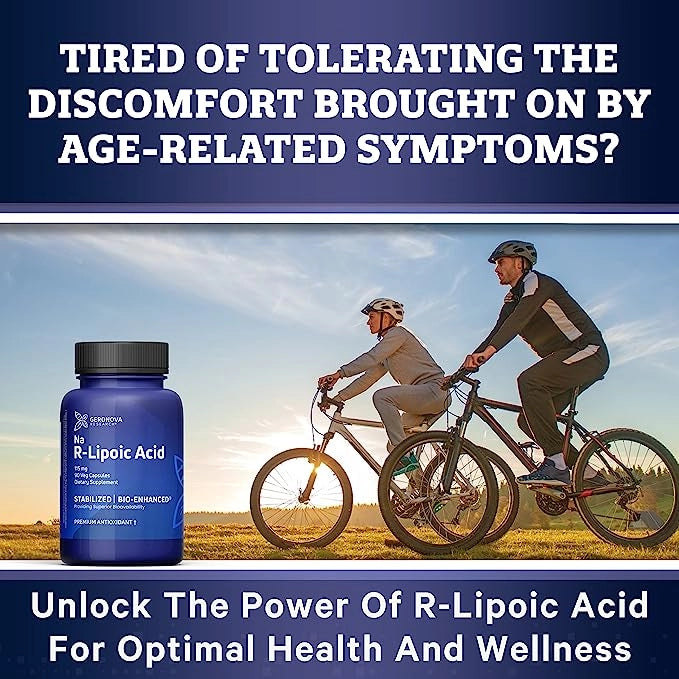 GeroNova Research, R-Lipoic Acid, 115 Mg, 90 Capsules