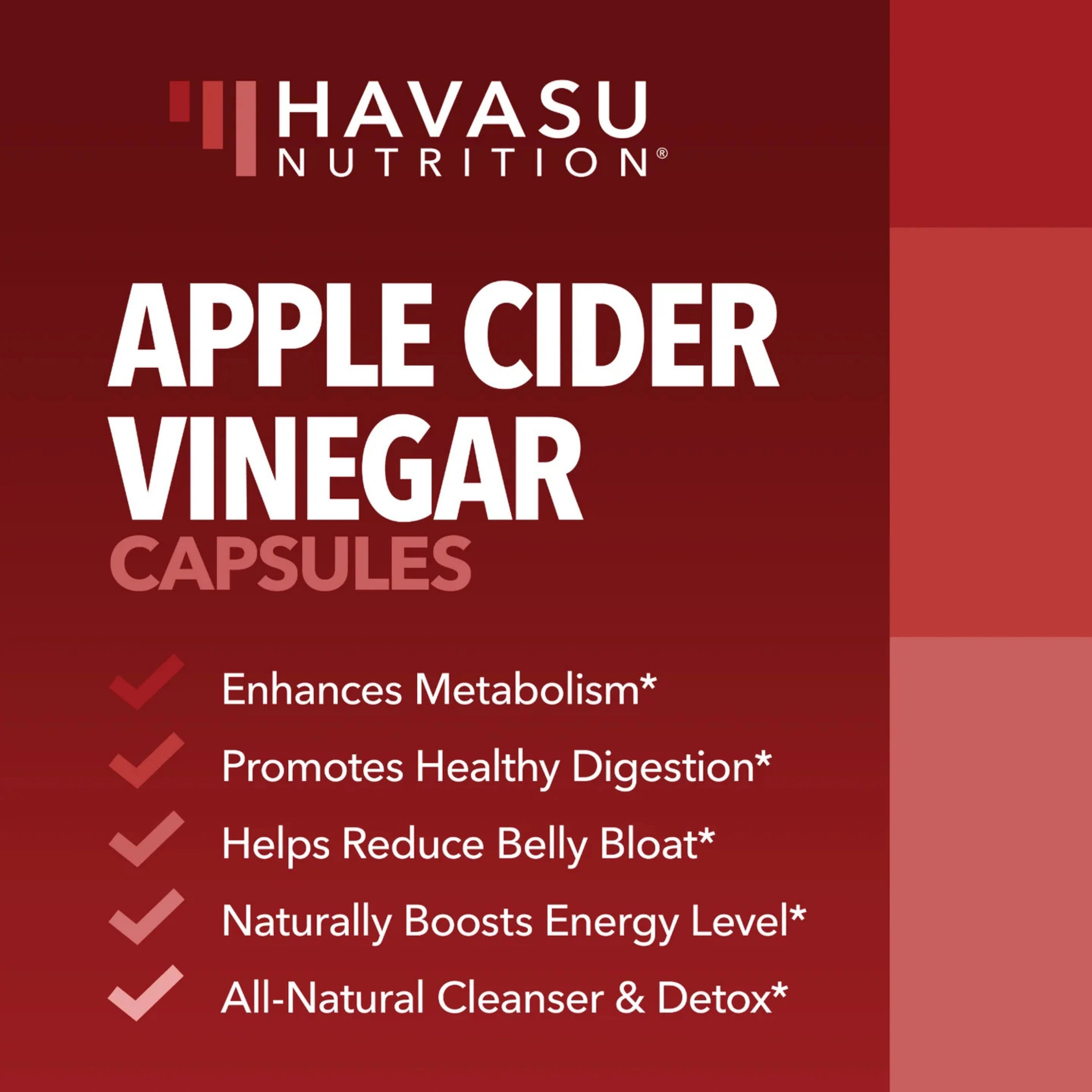 Havasu Nutrition, Apple Cider Vinegar, 60 Capsules