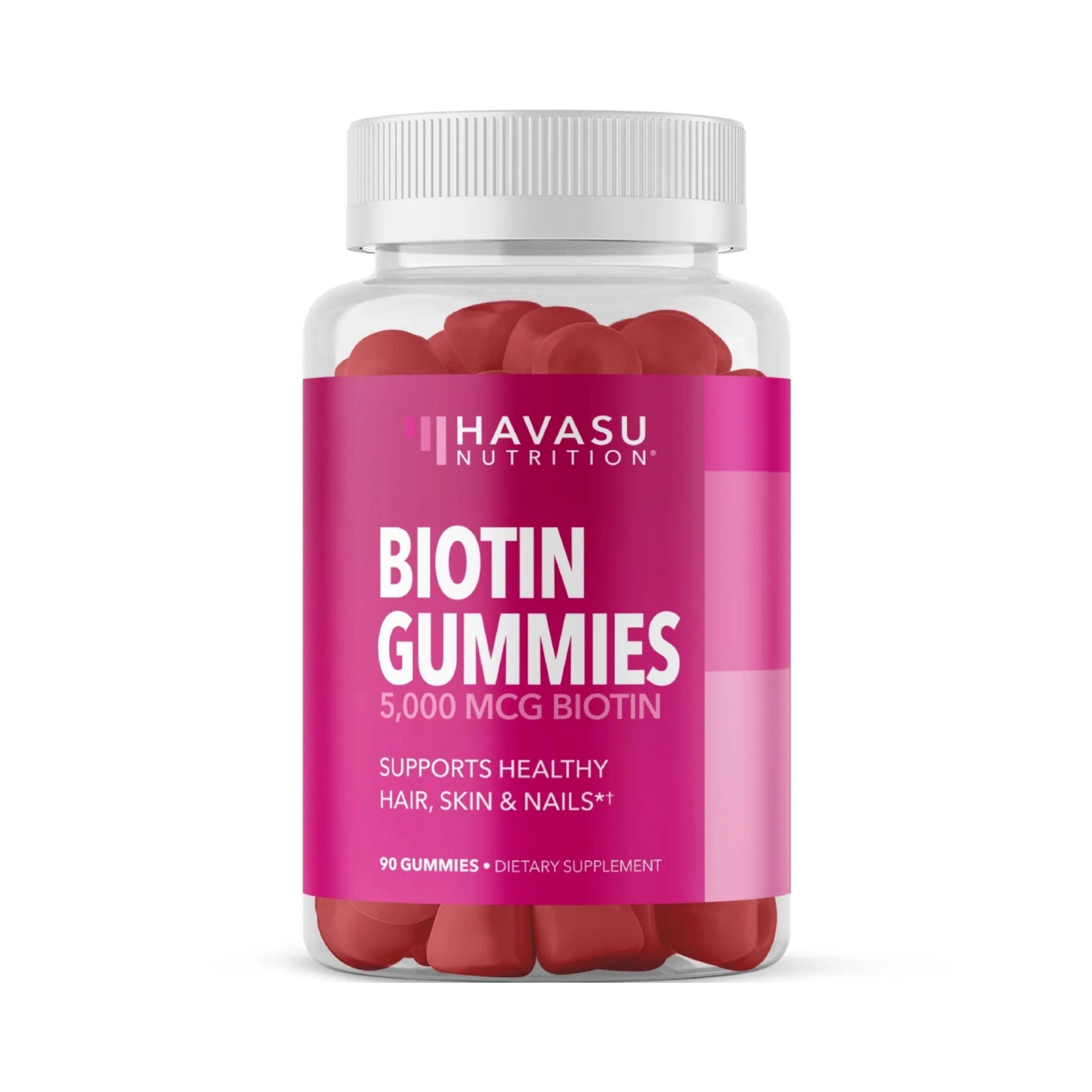 Havasu Nutrition, Biotin Gummies, Strawberry, 90 Gummies