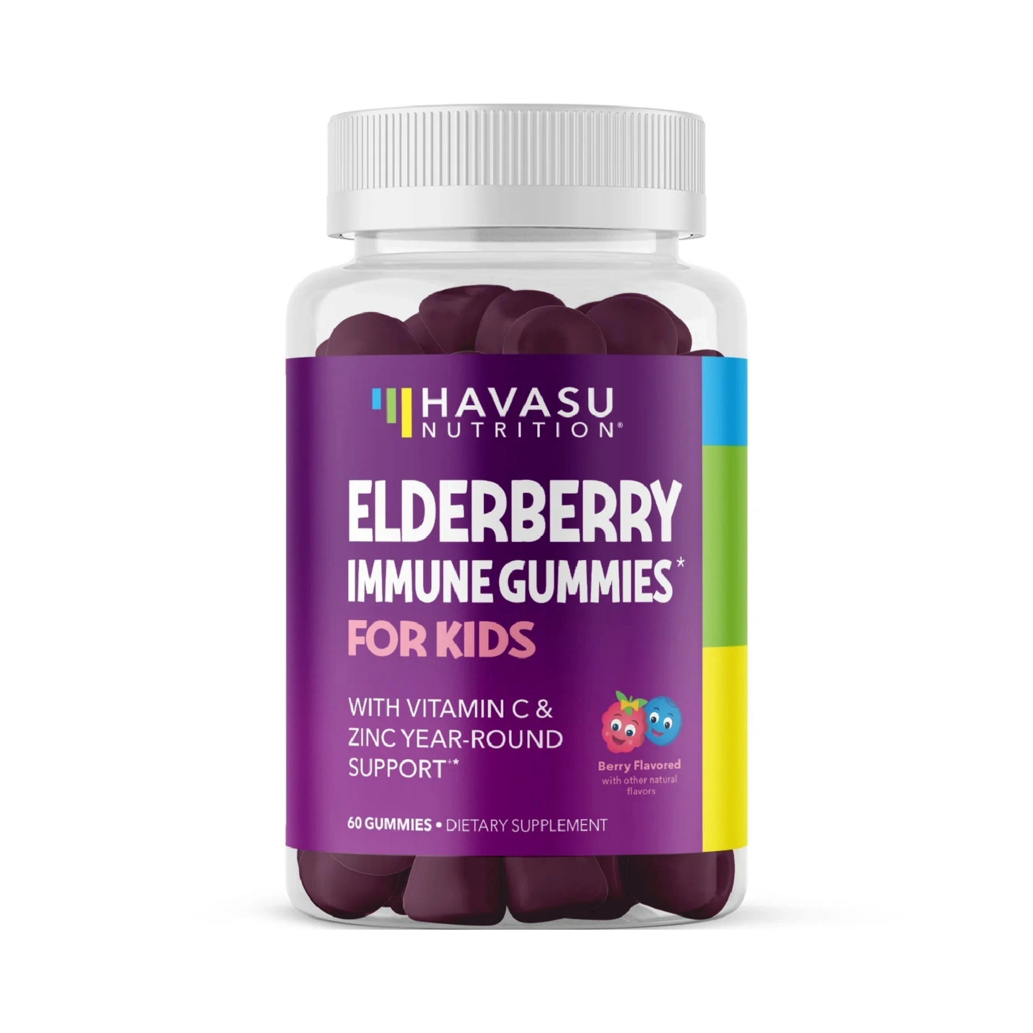Havasu Nutrition, Elderberry Gummies for Kids, 60 Gummies