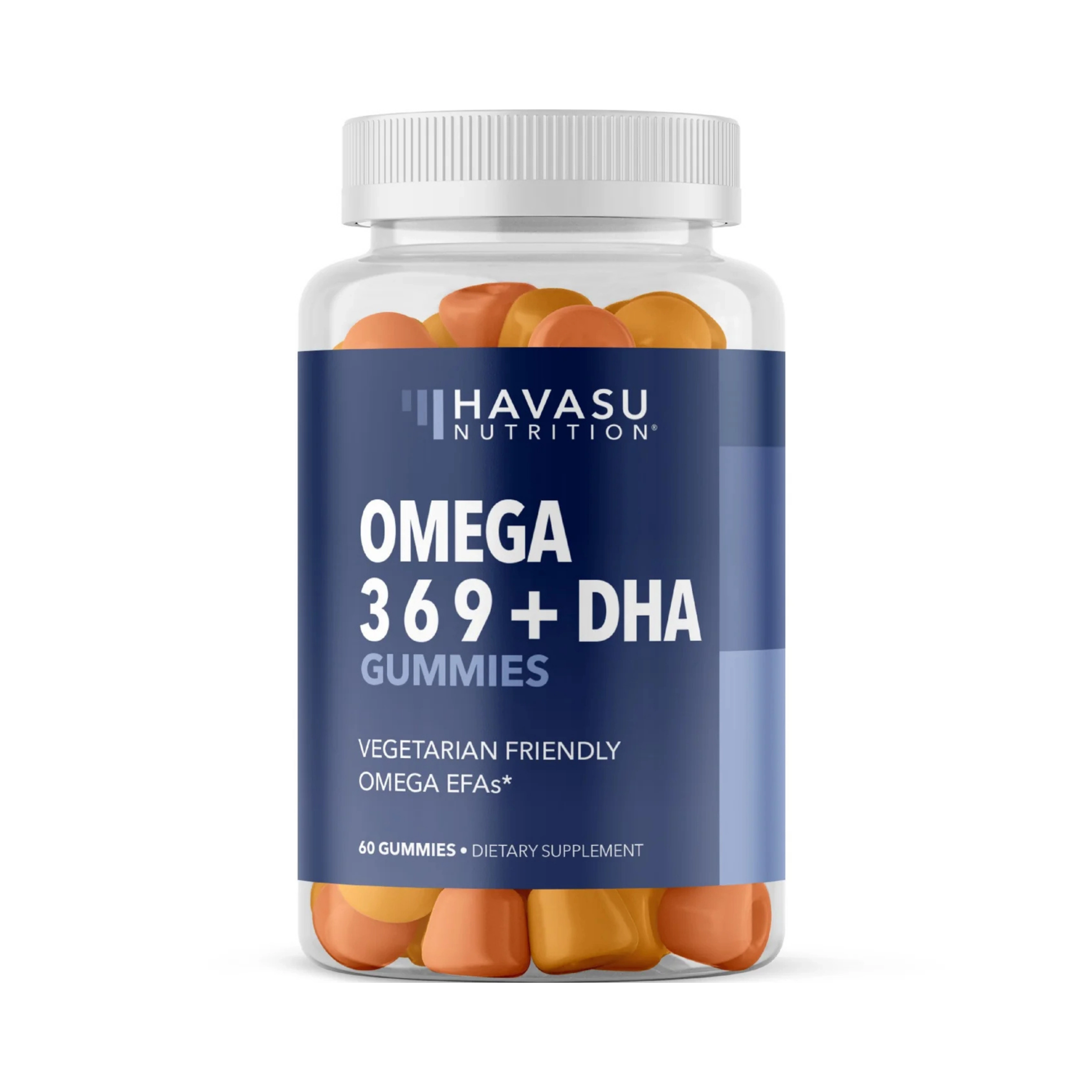 Havasu Nutrition, Omega Gummies for Adults, Lemon & Orange Flavors, 60 Gummies