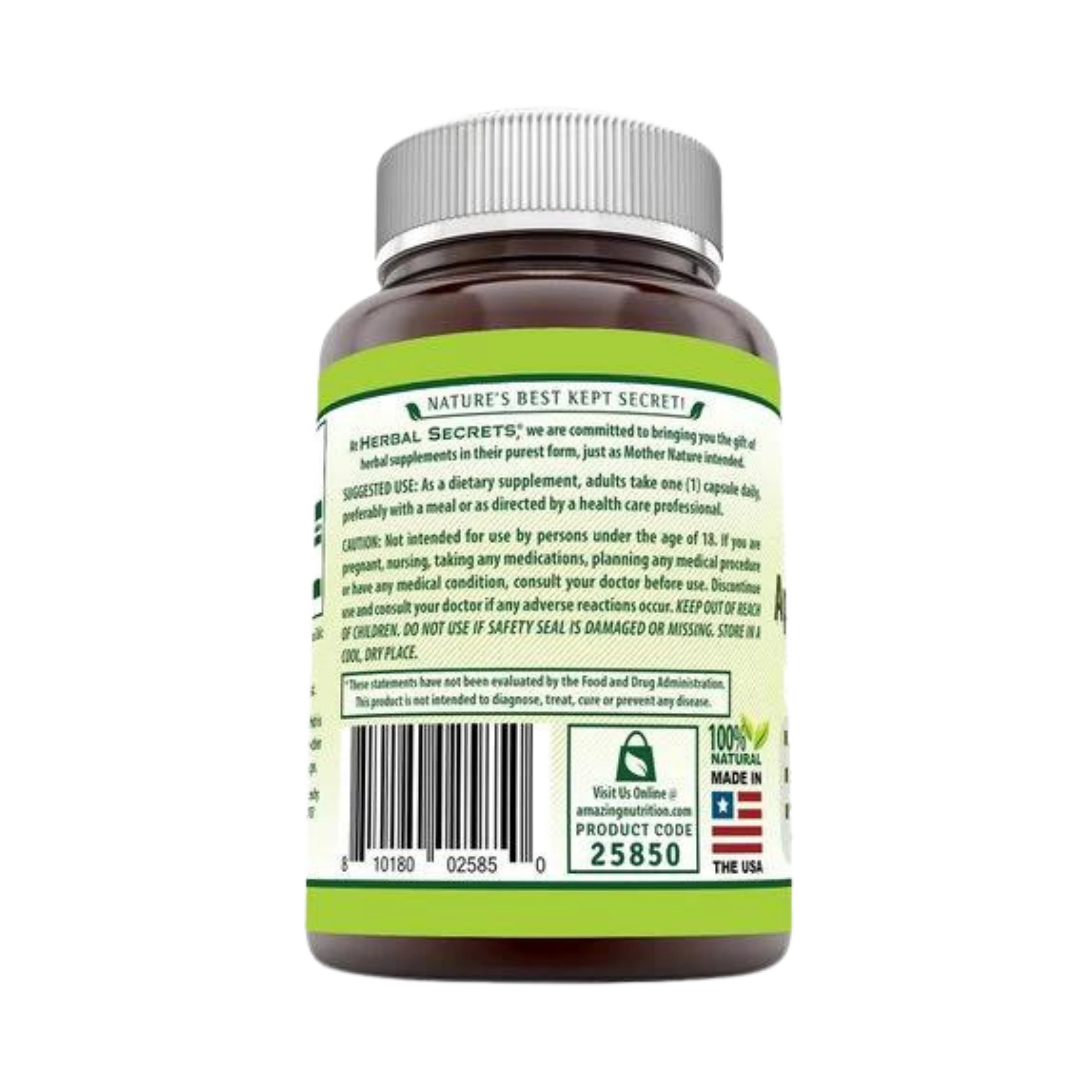 Herbal Secrets, Apple Cider Vinegar, 500 Mg, 120 Capsules