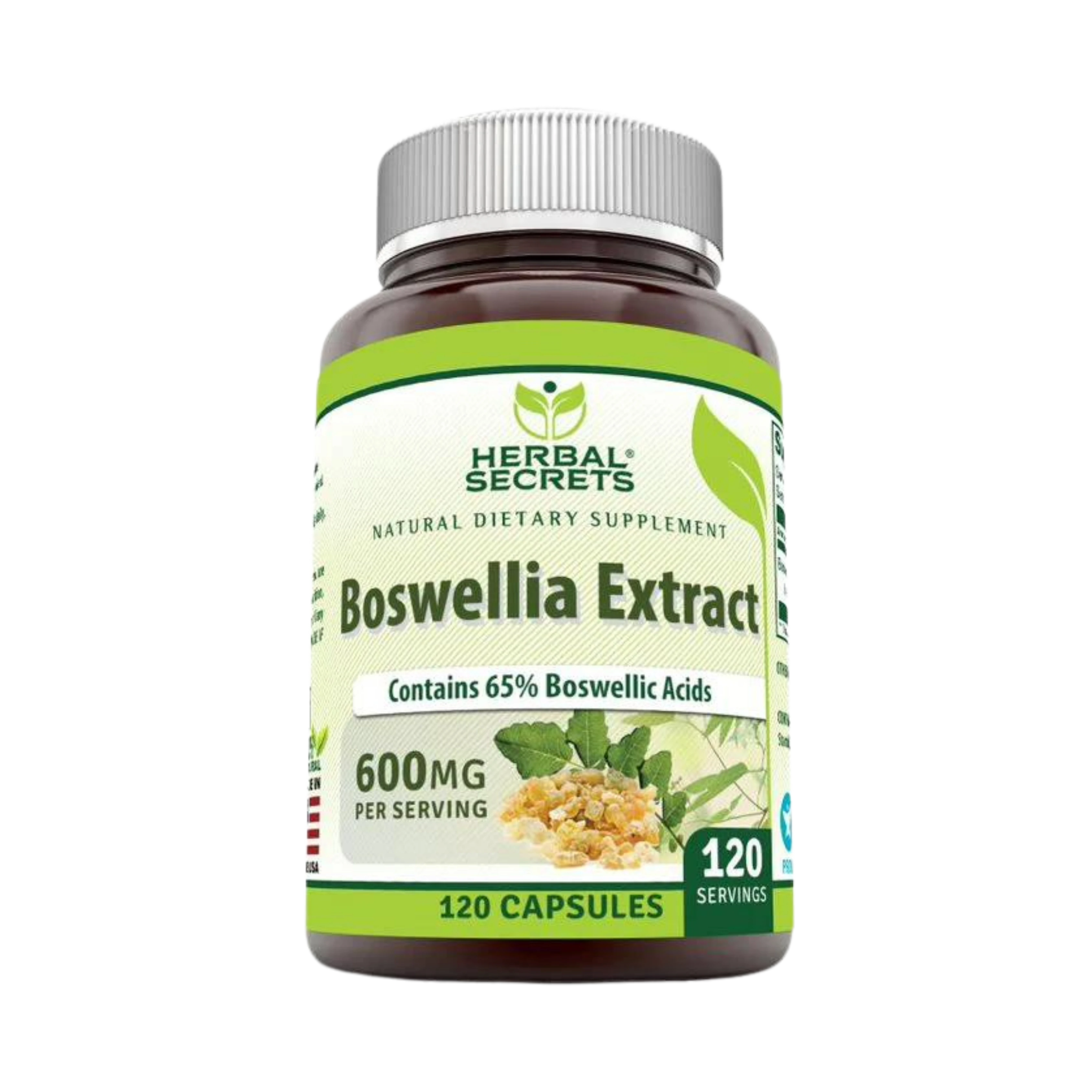 Herbal Secrets, Boswellia Serrata Extract, 600 Mg, 120 Capsules