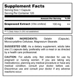 Herbal Secrets, Grapeseed Extract, 100 Mg, 120 Capsules