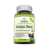 Herbal Secrets, Konjac Root, 2000 Mg, 180 Veegie Capsules