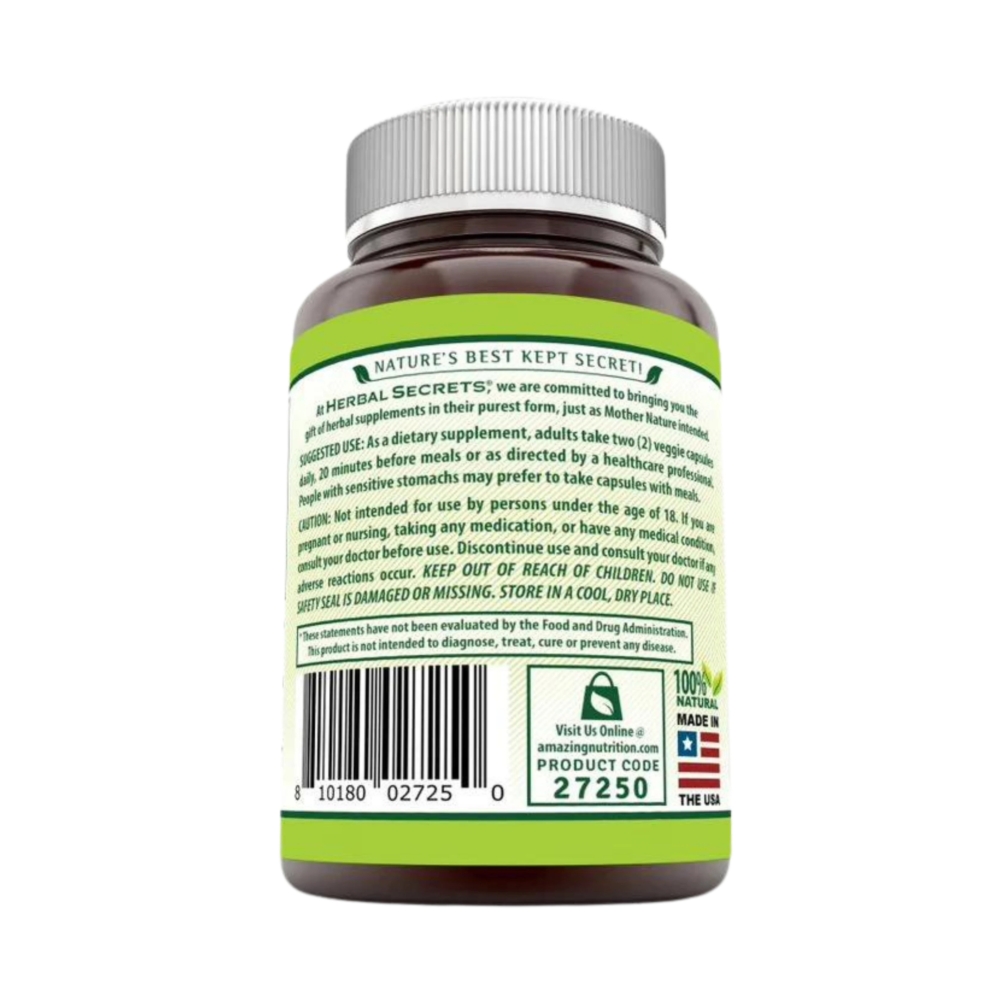 Herbal Secrets, Quercetin 800 Mg with Bromelain 165 Mg, 120 Veggie Capsules