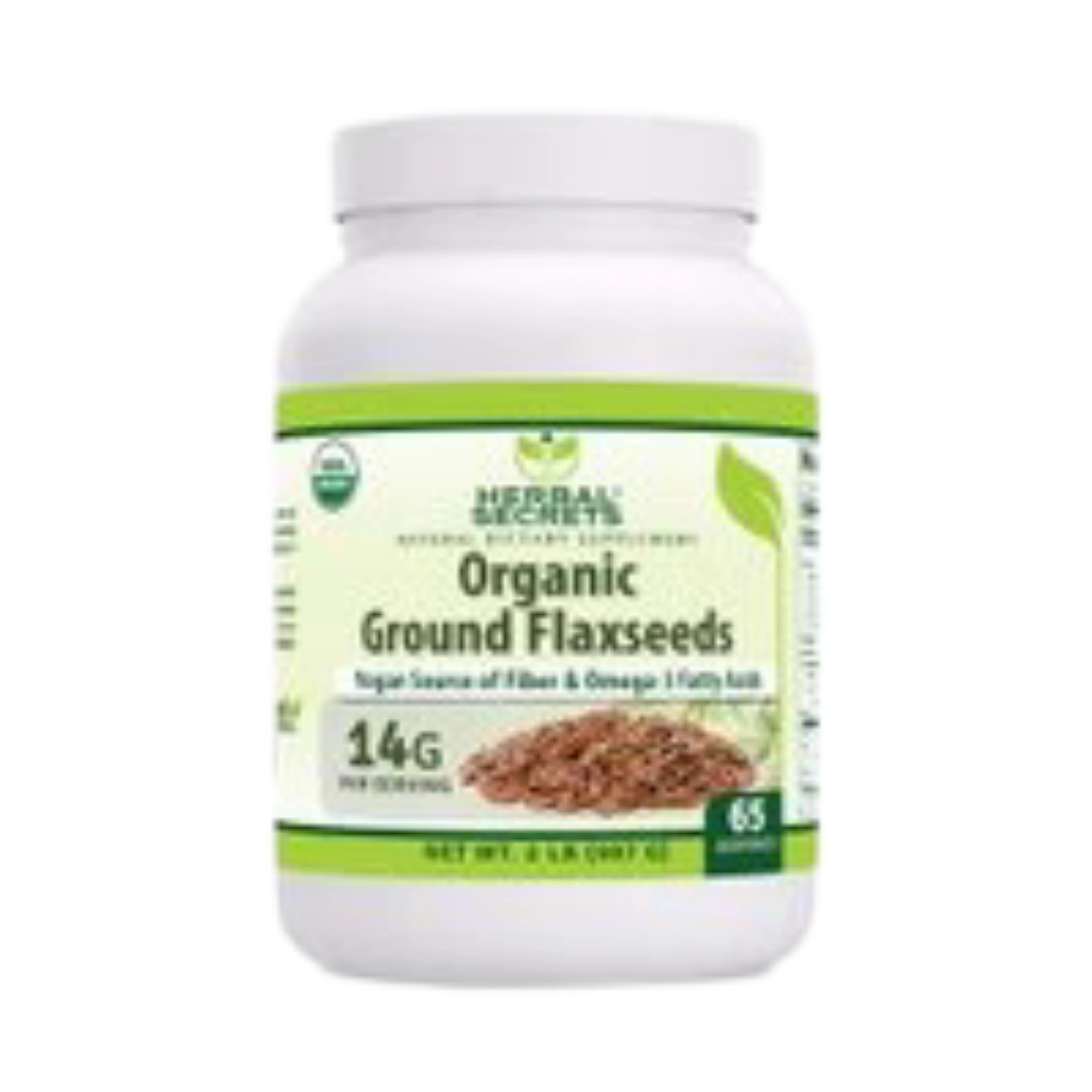 Herbal Secrets, USDA Certified Organic Flax Seeds, 2 Lbs