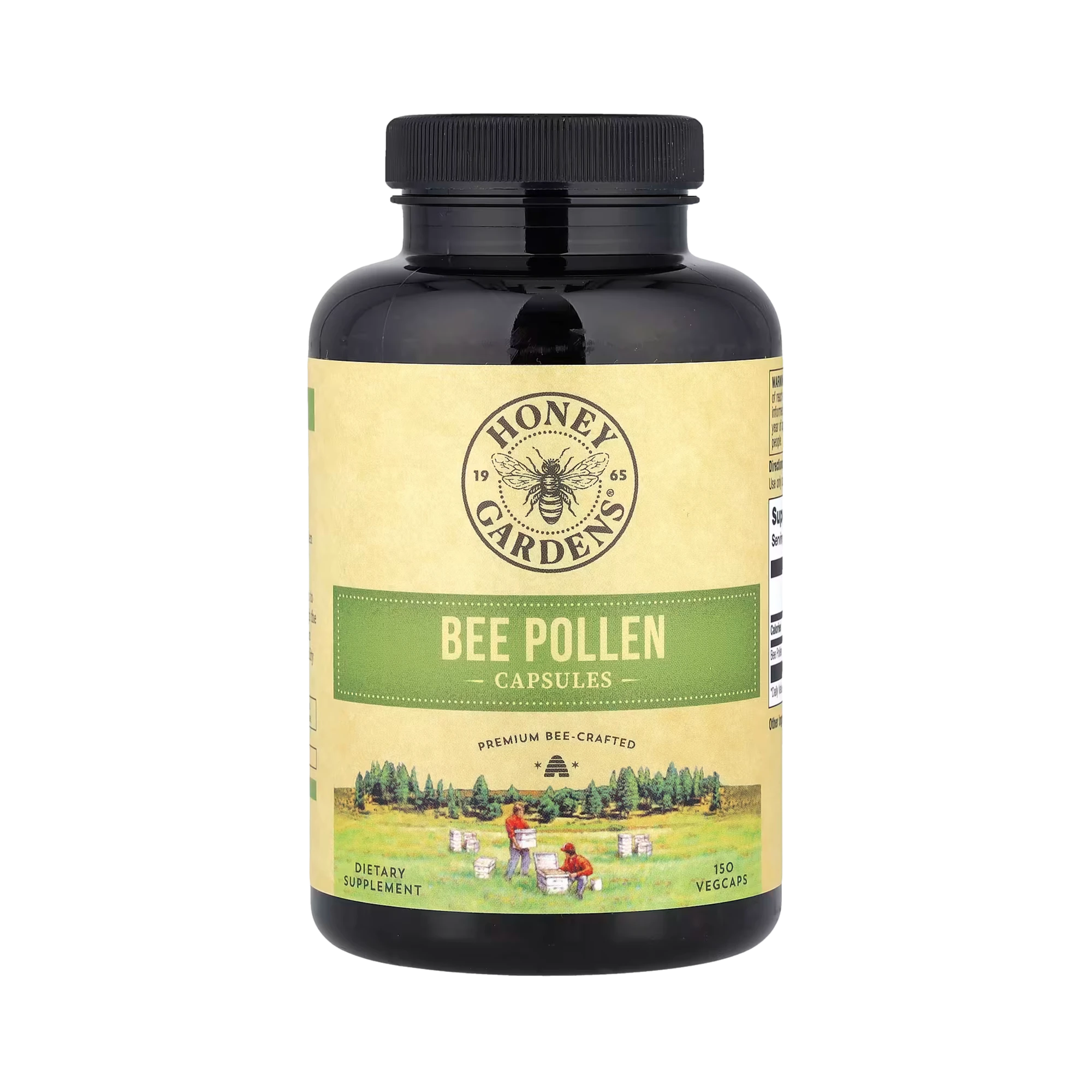 Honey Gardens, Bee Pollen 580mg - 150 Capsules