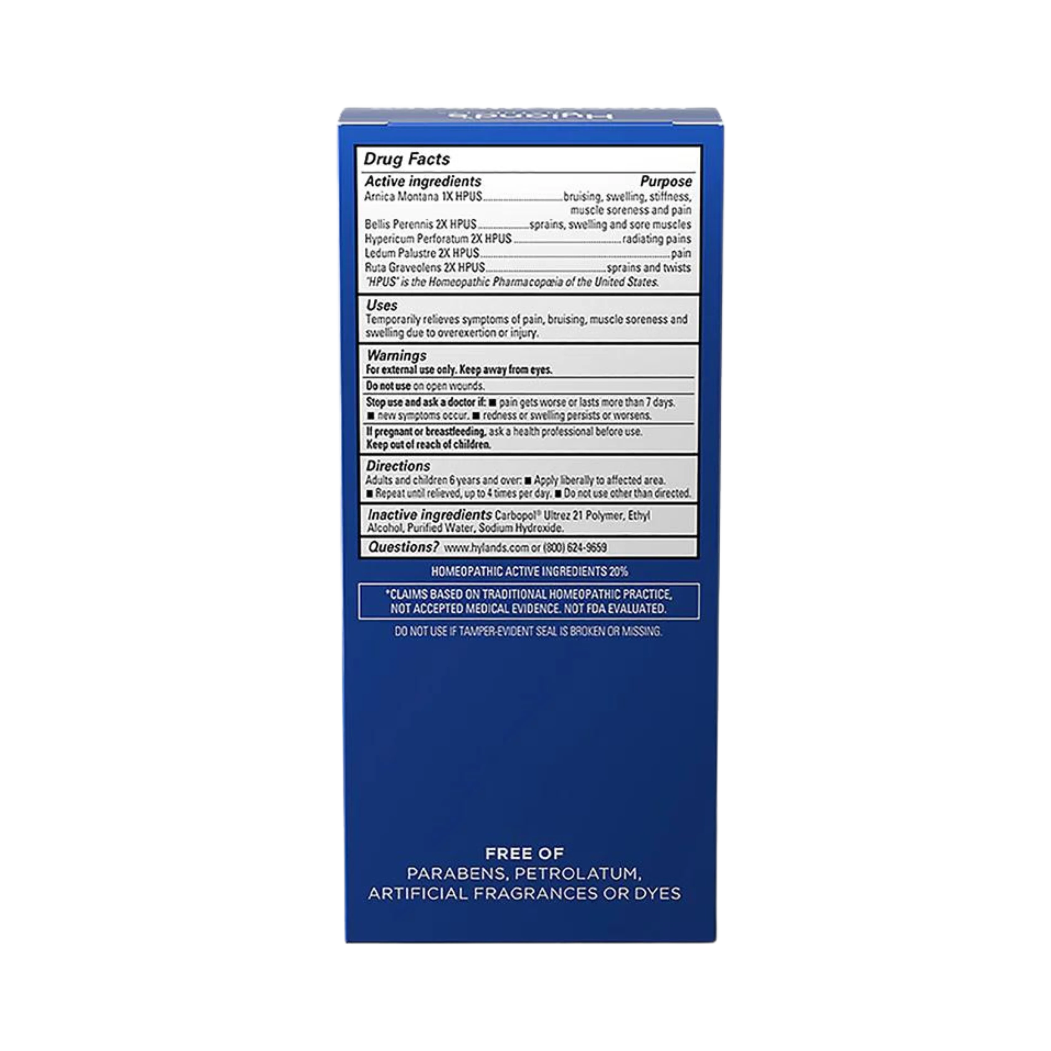 Hyland's Naturals, Muscle Therapy with Arnica, Pain Relief Gel, 2.5 Oz