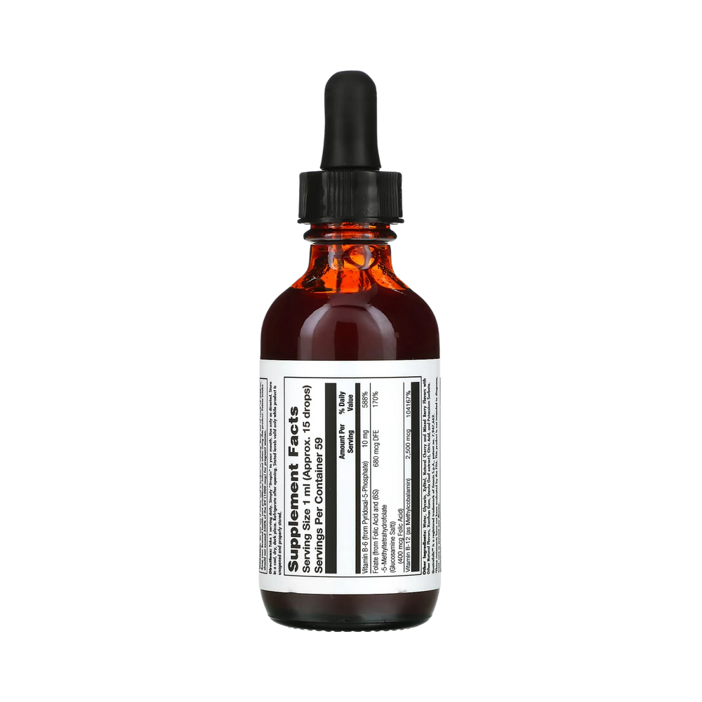 KAL, B-6 B-12 Folic Acid, Mixed Berry, 2 Fl Oz