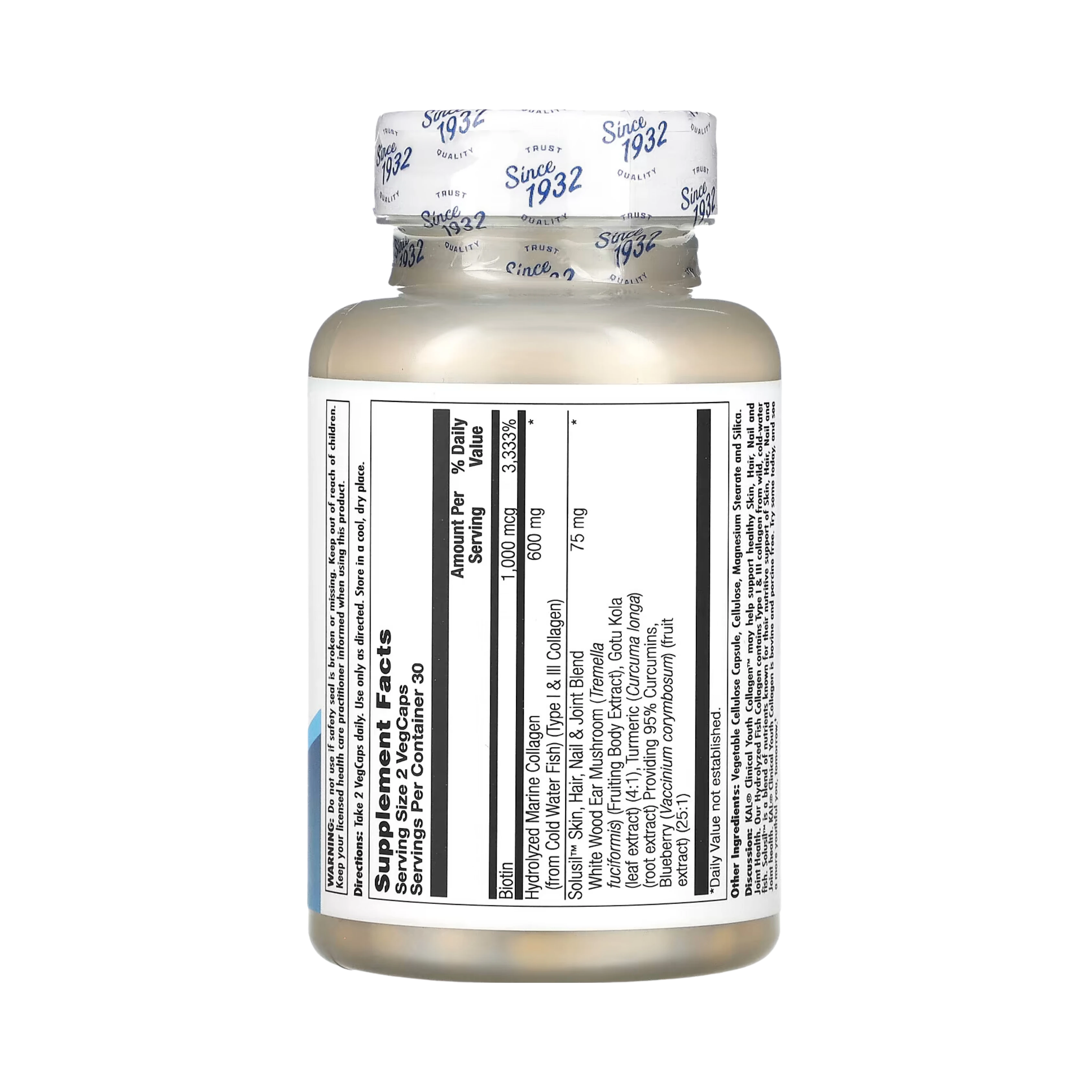 KAL, Clinical Youth Collagen, 60 VegCaps