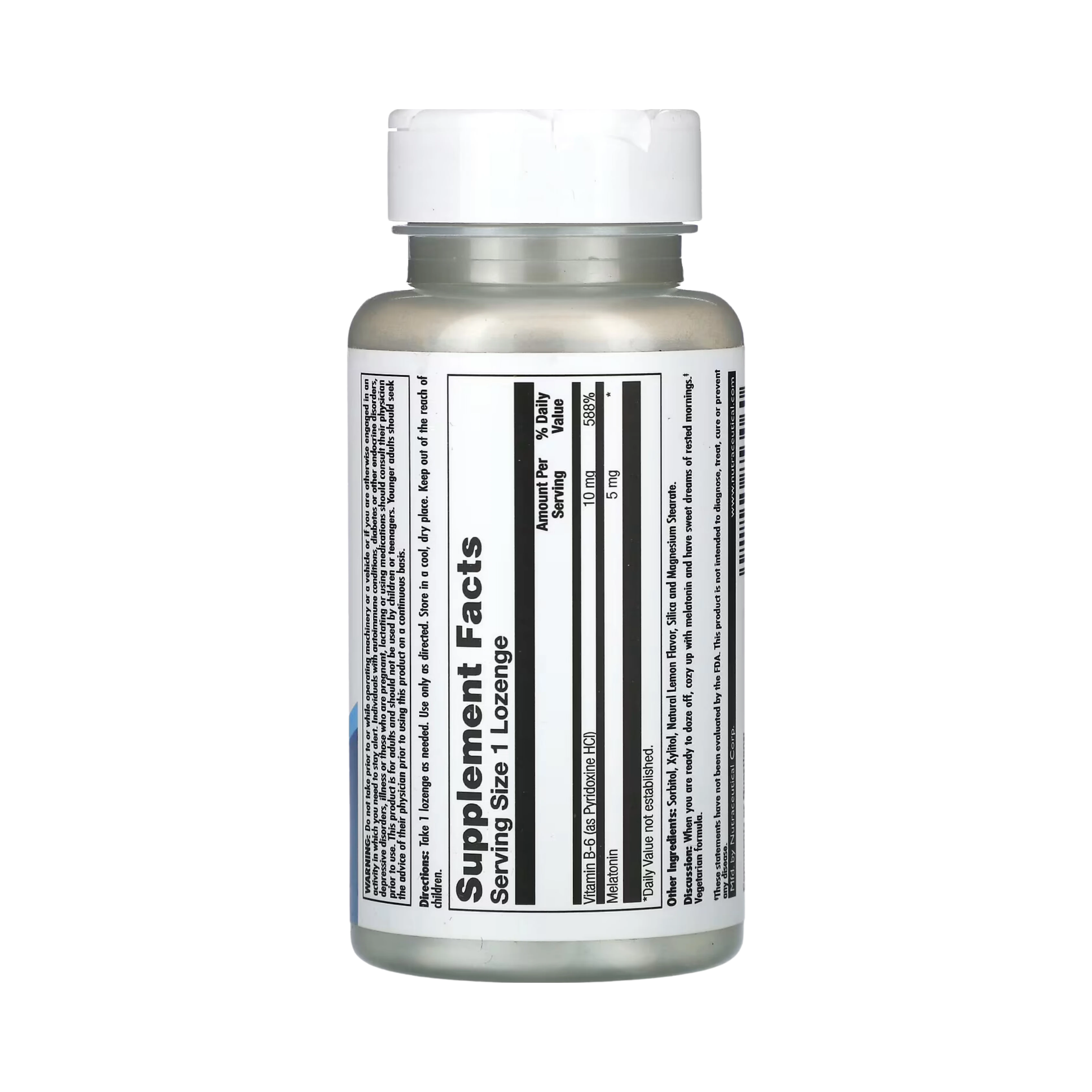 KAL, Melatonin, Lemon, 5 Mg, 60 Lozenges