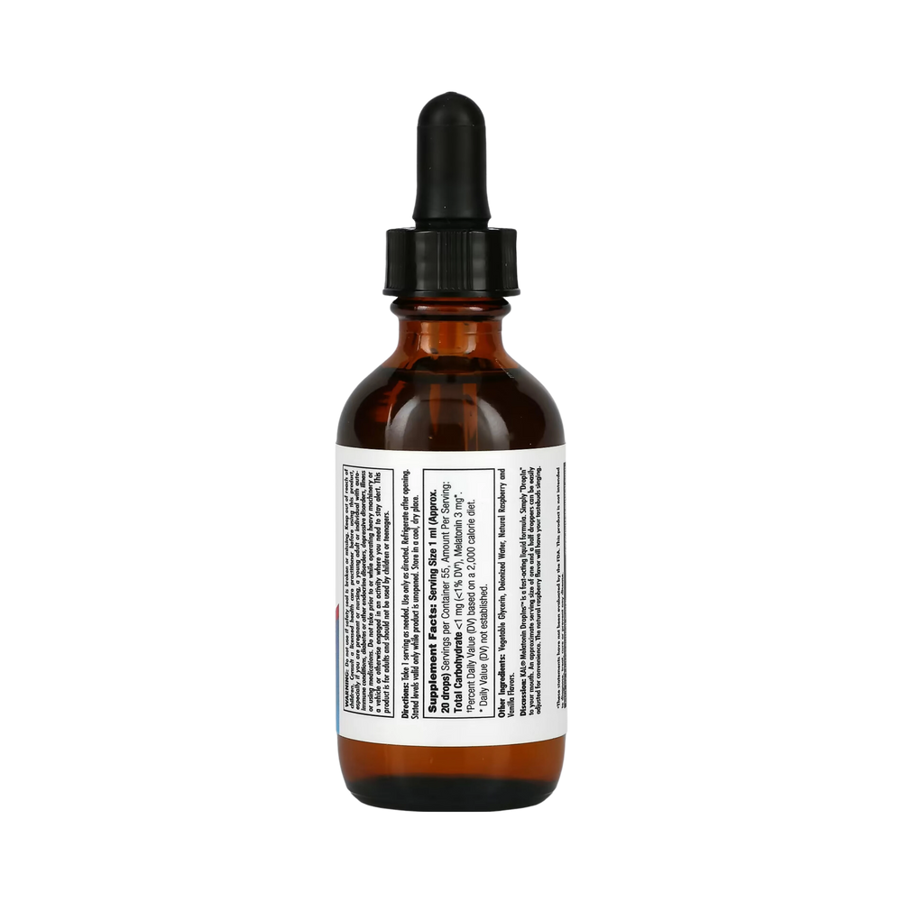KAL, Melatonin, Raspberry, 3 Mg, 1.85 Fl Oz