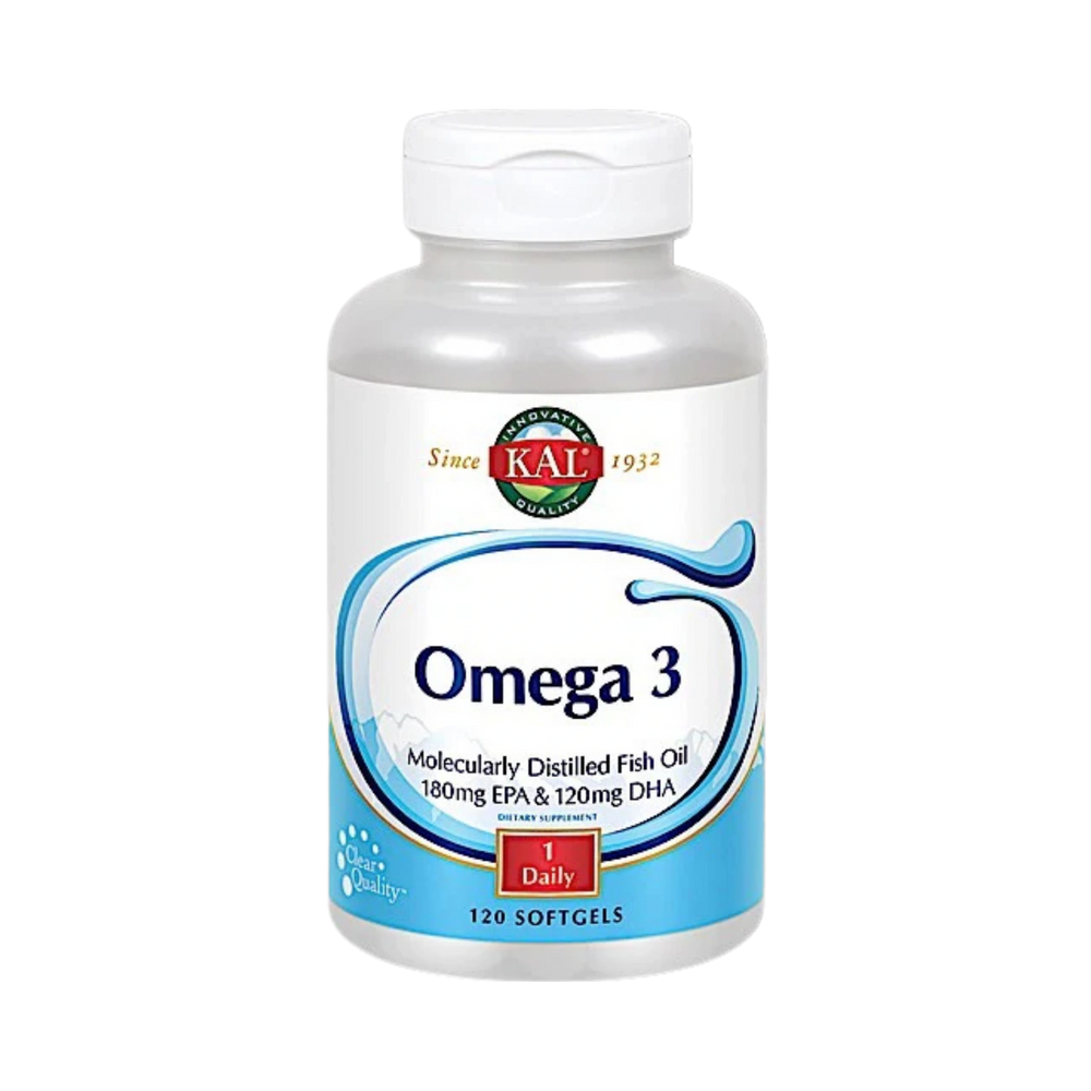 Kal, Omega 3 1000 mg, 120 Softgels
