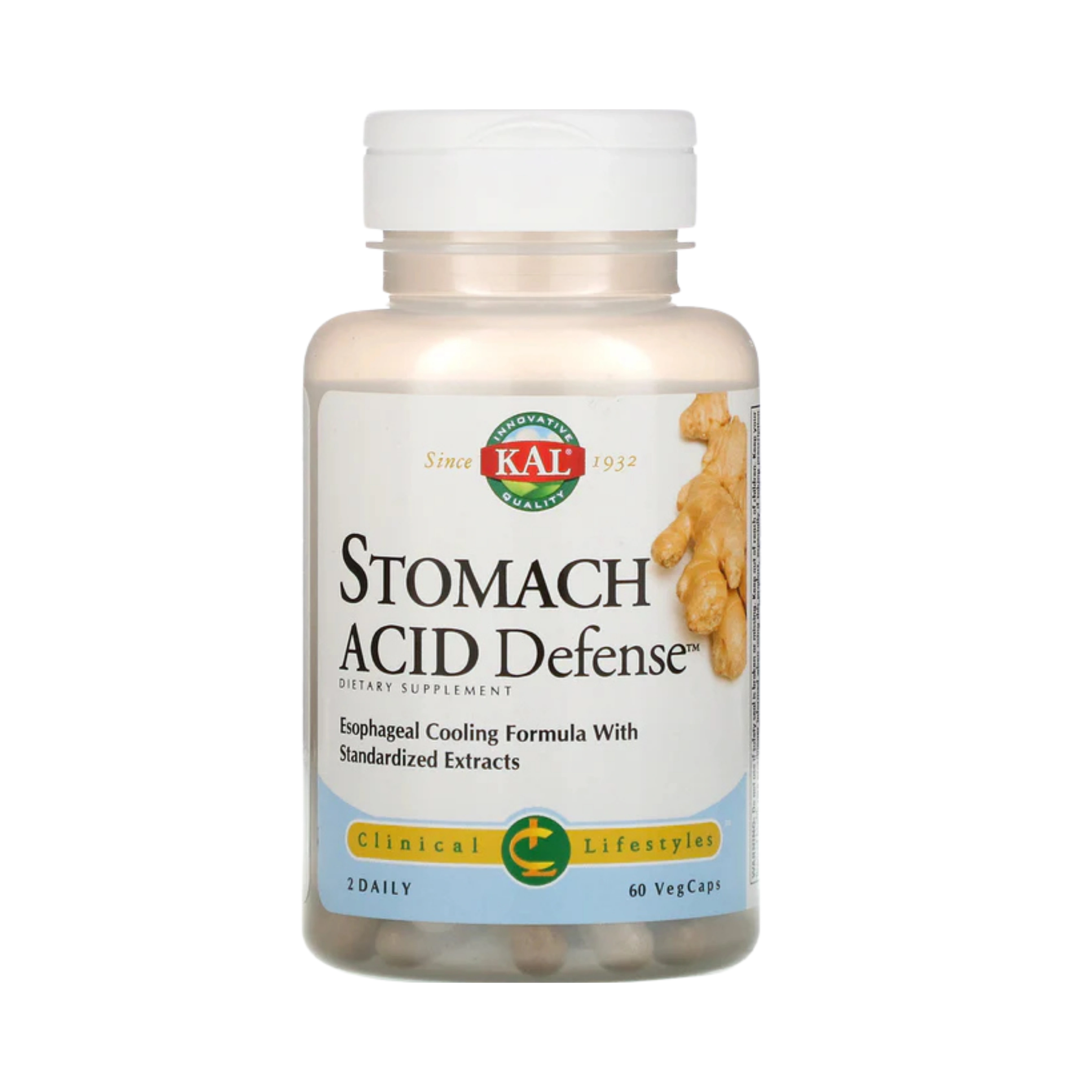 Kal, Stomach Acid Defense, 60 Capsules