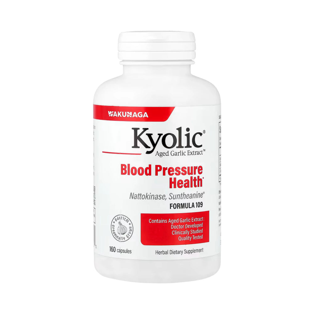 Kyolic, Aged Garlic Extract, Blood Pressure Health, Formula 109, 160 Capsules
