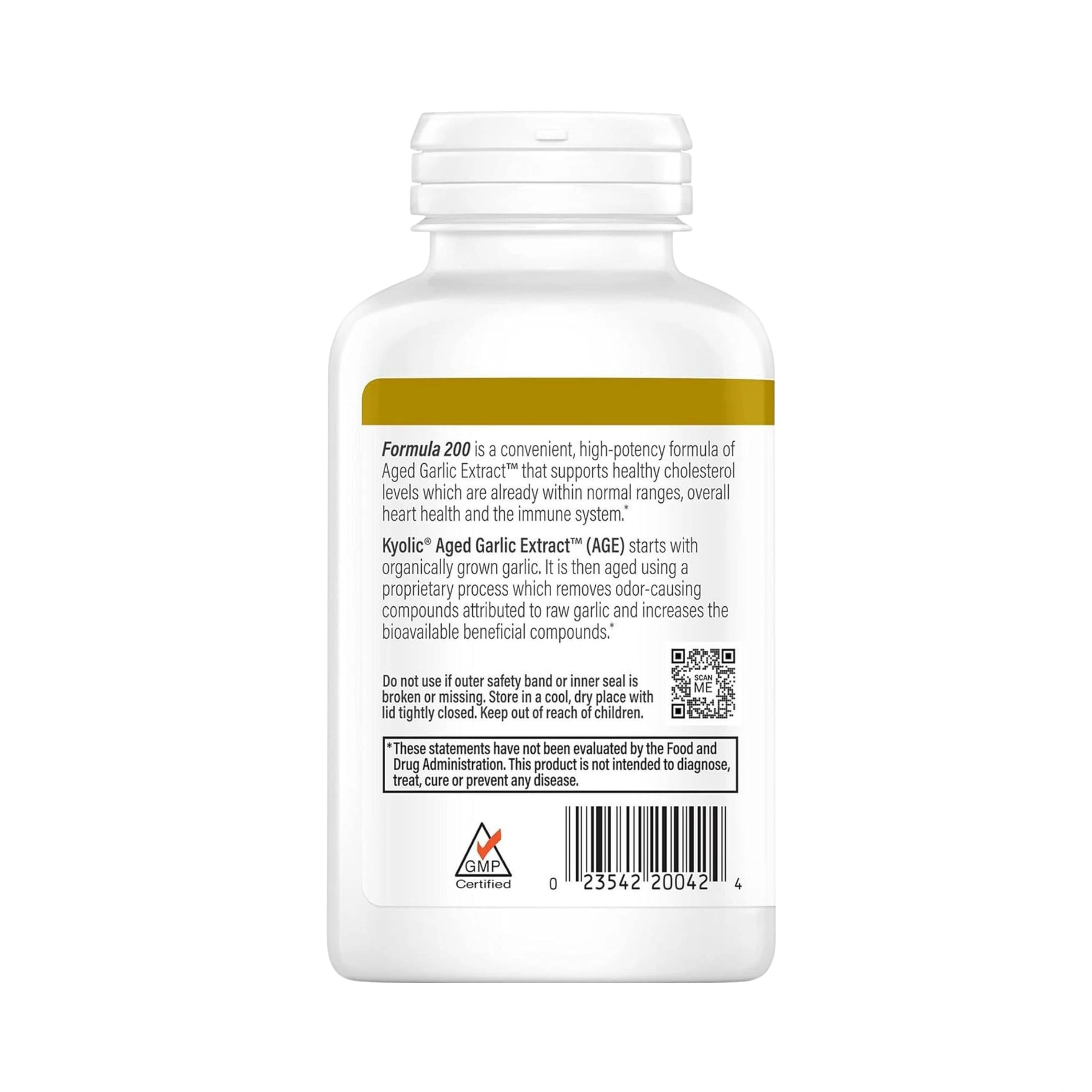 Kyolic, Aged Garlic Extract, Cardiovascular & Immune, Reserve Formula 200, 120 Capsules