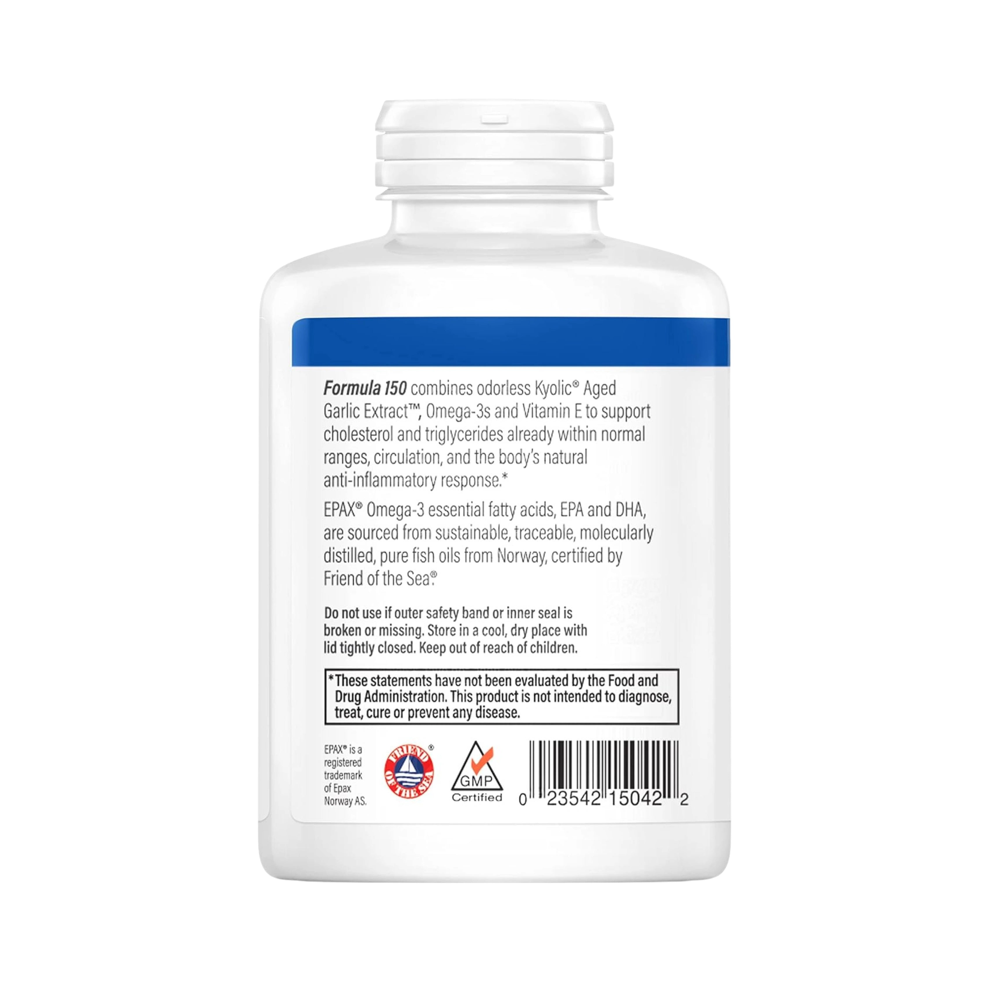 Kyolic, Aged Garlic Extract, Cholesterol & Circulation Health, 180 Softgels