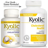 Kyolic, Aged Garlic Extract, Cholesterol Health, Formula 104, 200 Capsules