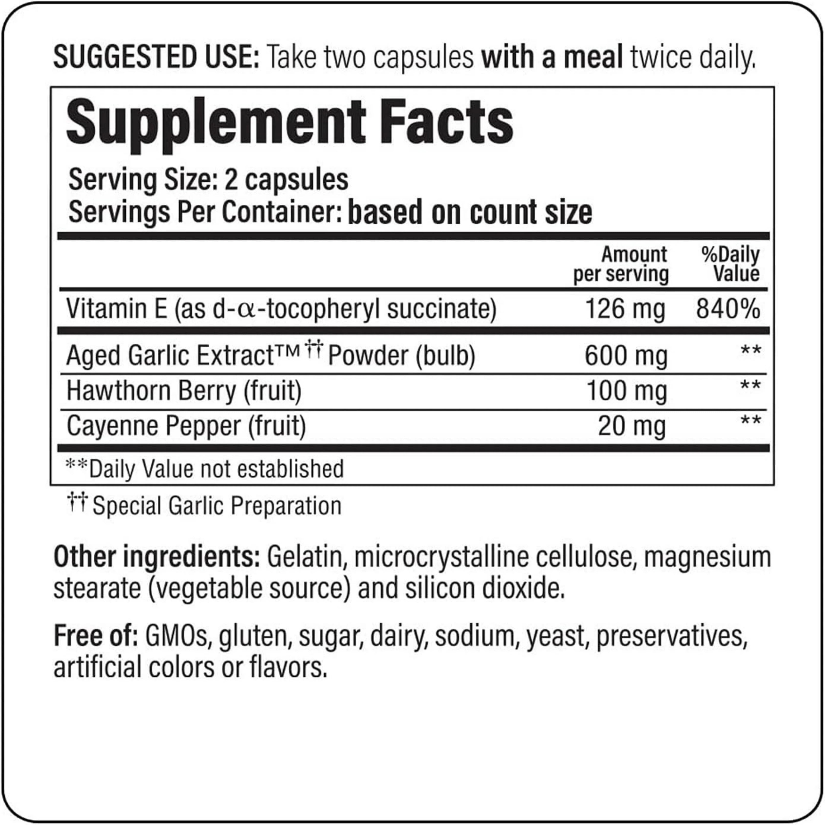 Kyolic, Aged Garlic Extract, Circulation Health,  Formula 106, 100 Capsules