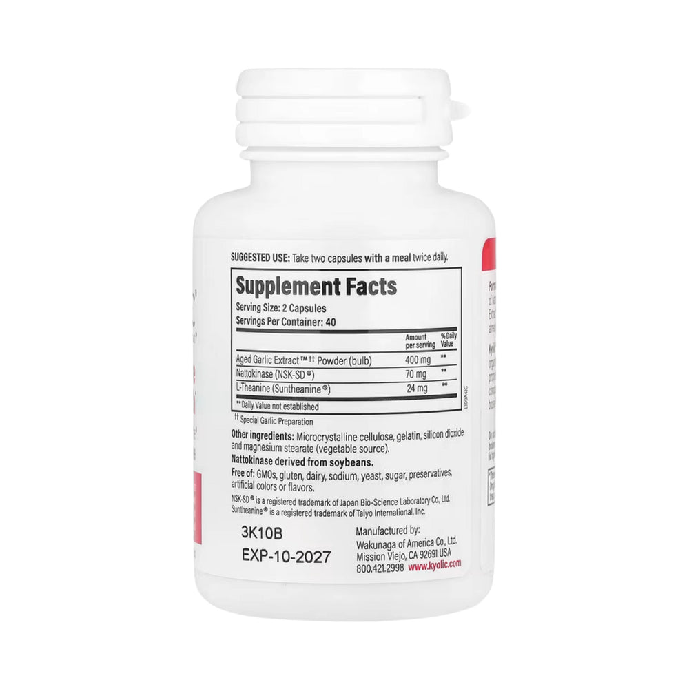 Kyolic, Aged Garlic Extract, Formula 109, 80 Capsules