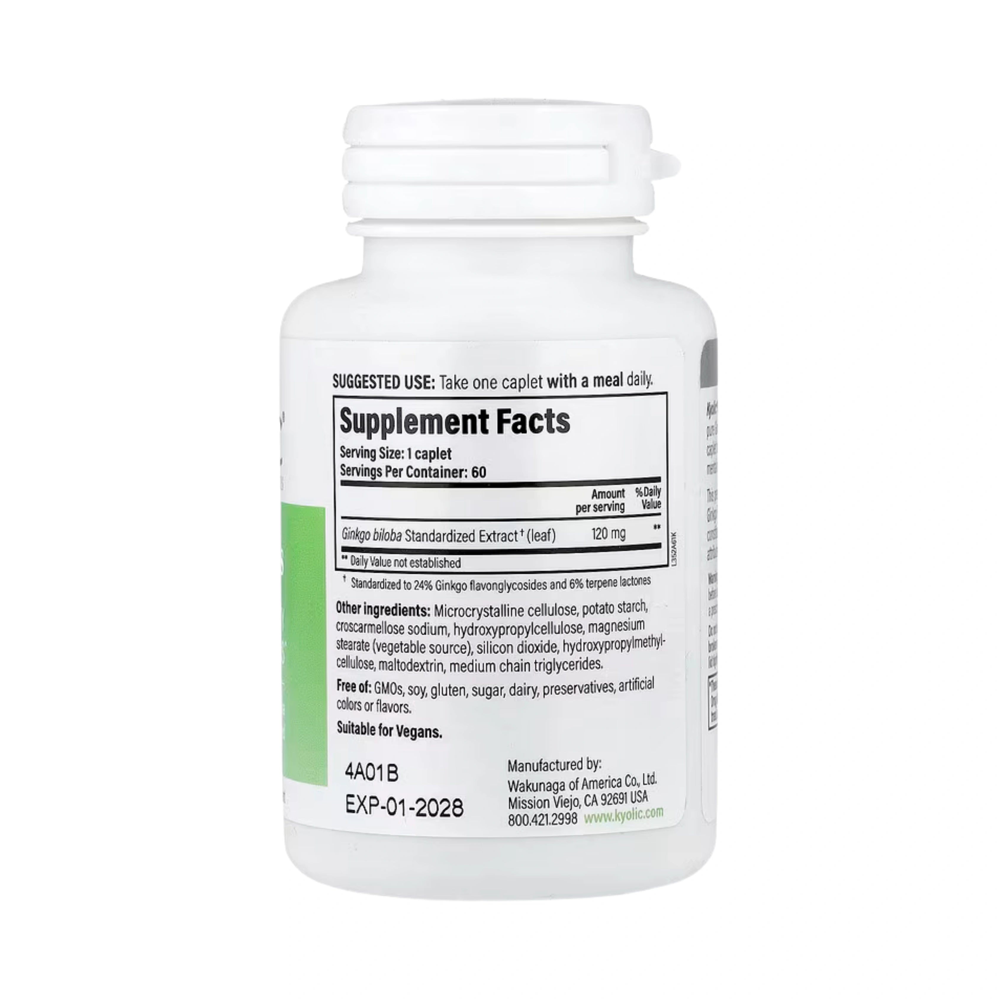 Kyolic, Brain Focus, 60 Vegan Caplets