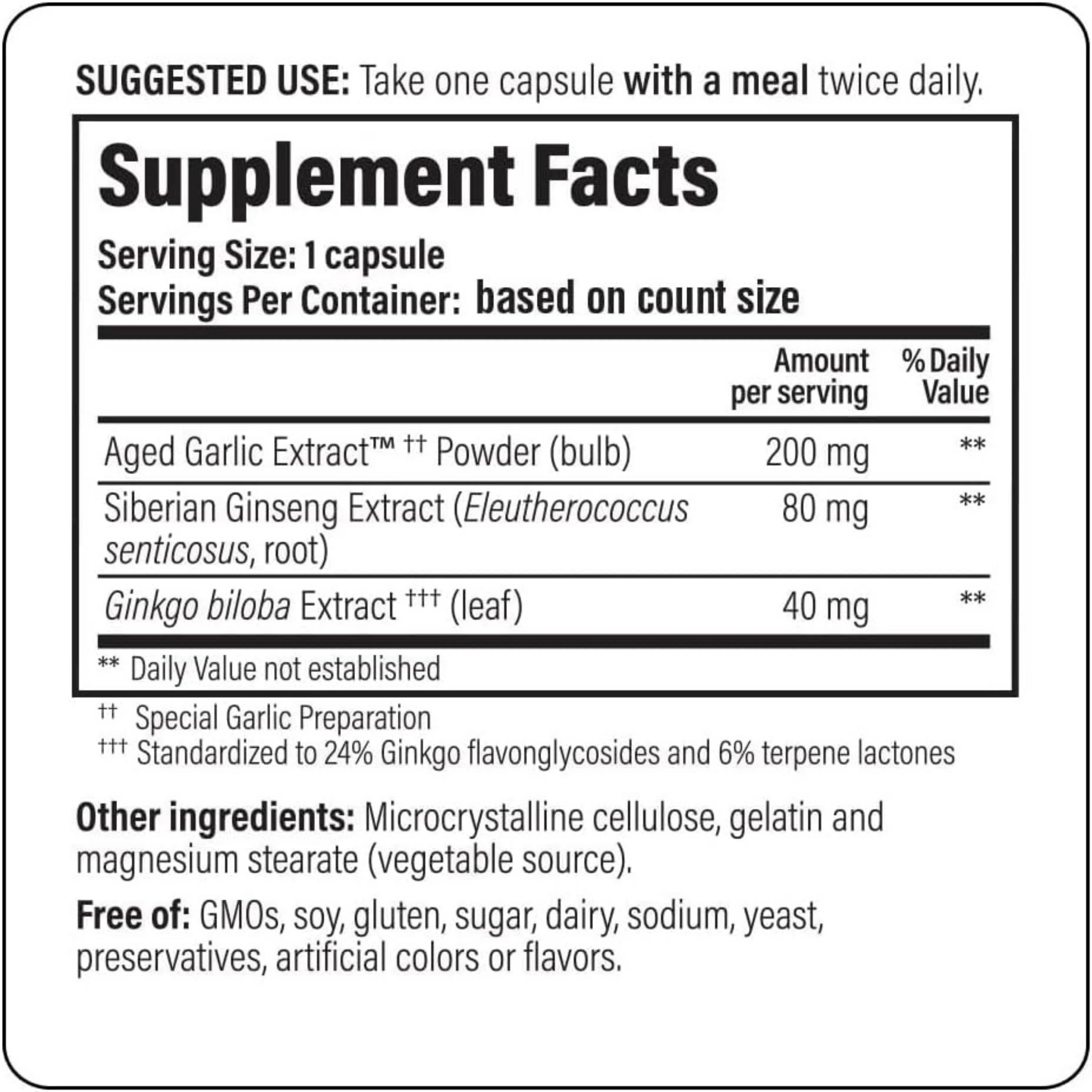 Kyolic, Brain Memory Concentration, Learning, Recall, 90 Capsules