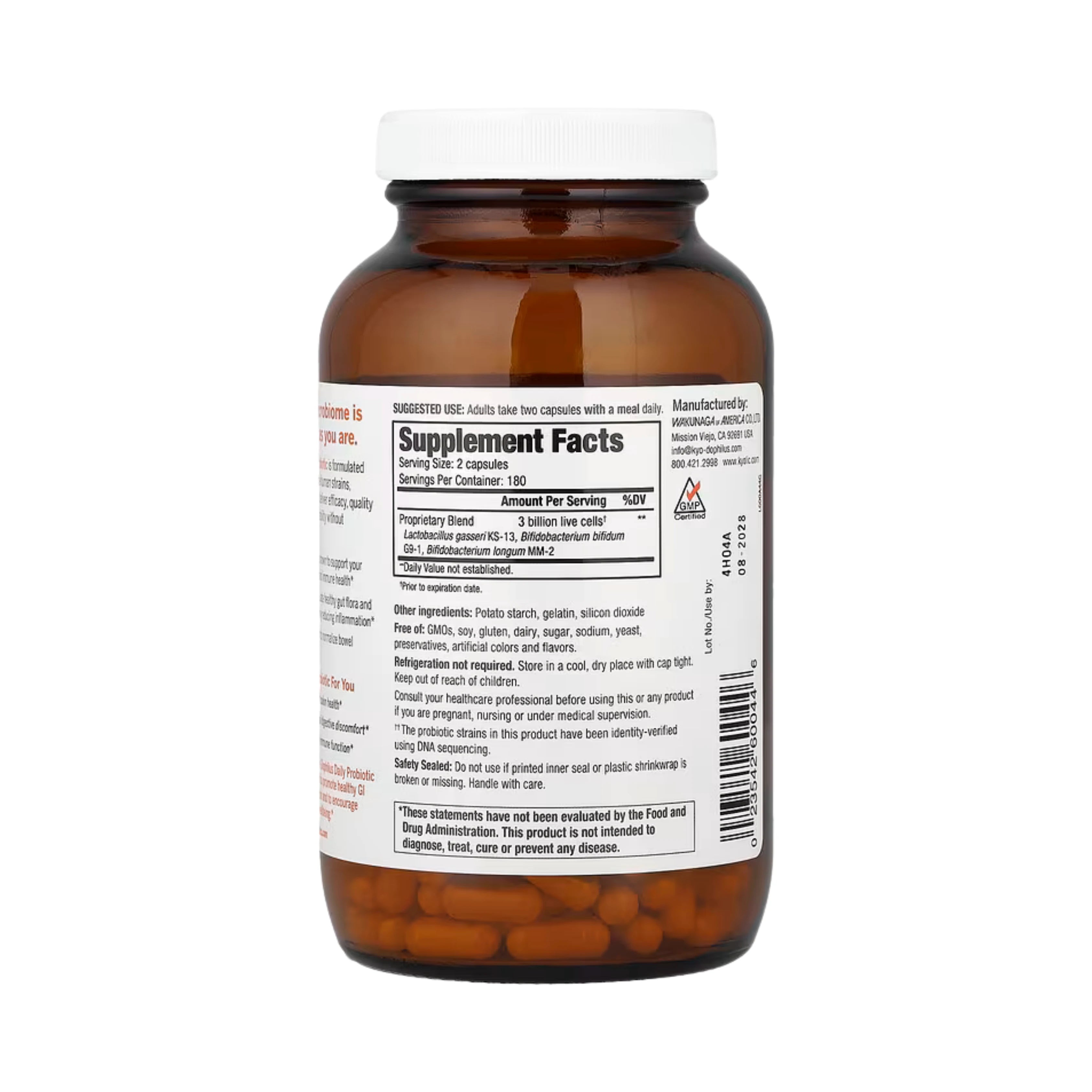 Kyolic, Kyo-Dophilus, Daily Probiotic, 360 Capsules