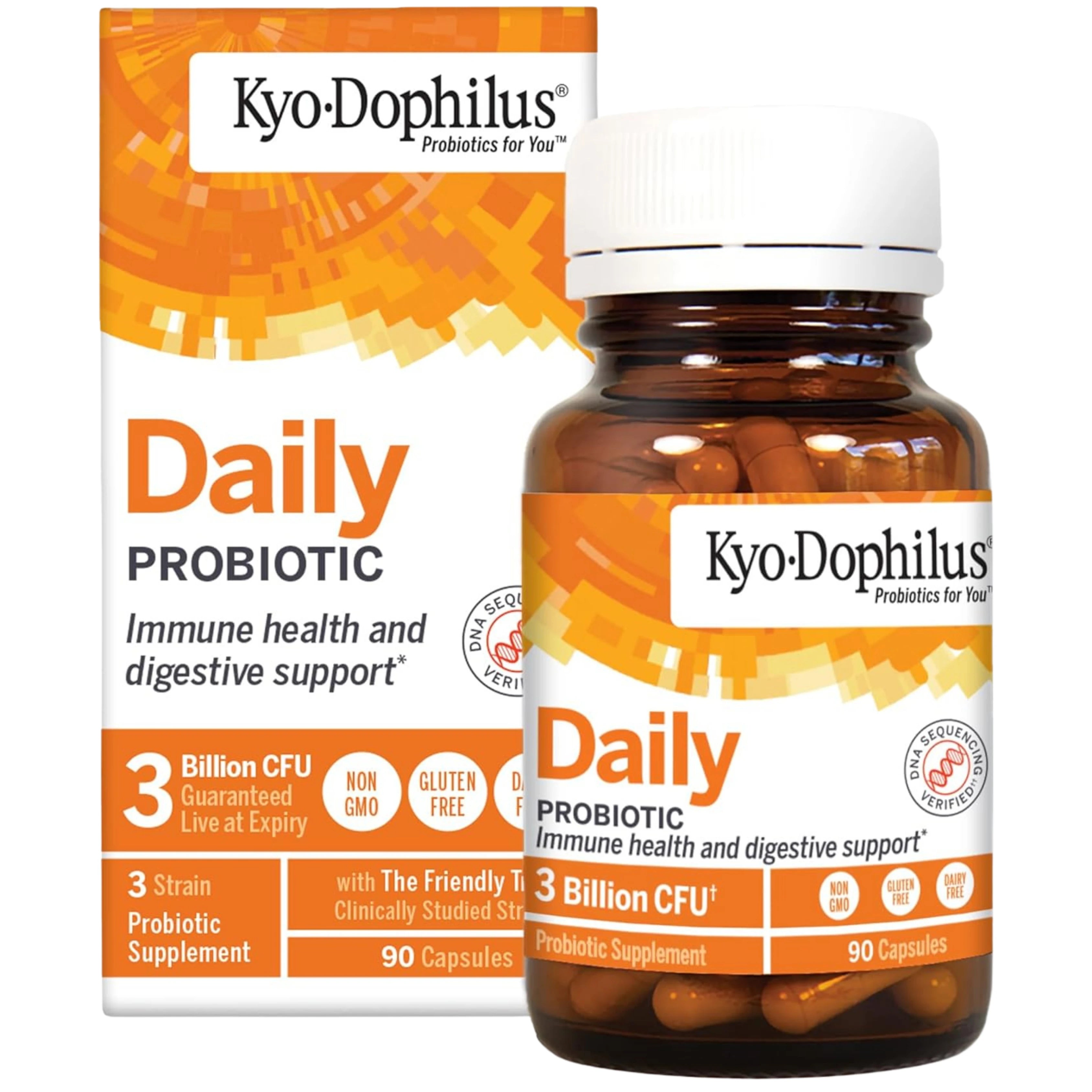 Kyolic, Kyo-Dophilus, Daily Probiotic, 90 Capsules