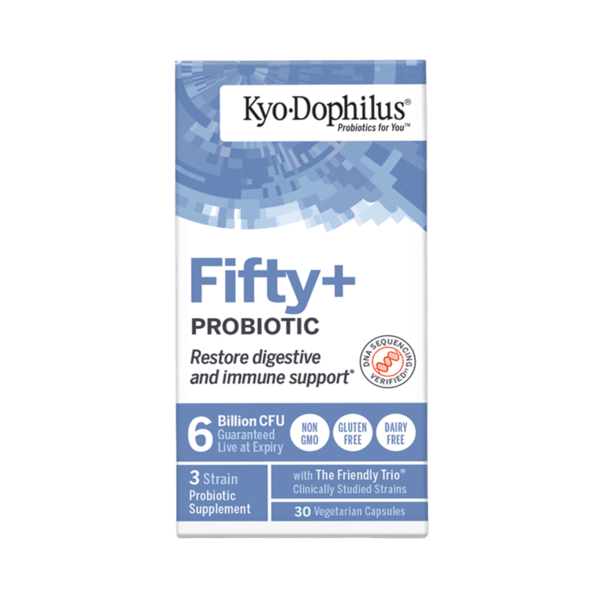 Kyolic, Kyo Dophilus, Fifty+ Probiotic, 30 Capsules