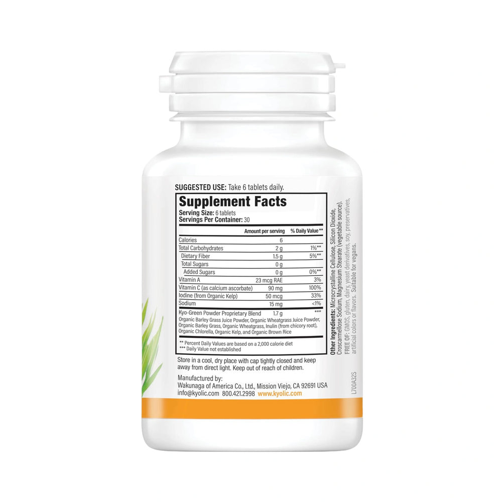 Kyolic, Kyo-Green, Greens Blend, Energy, 180 Tablets