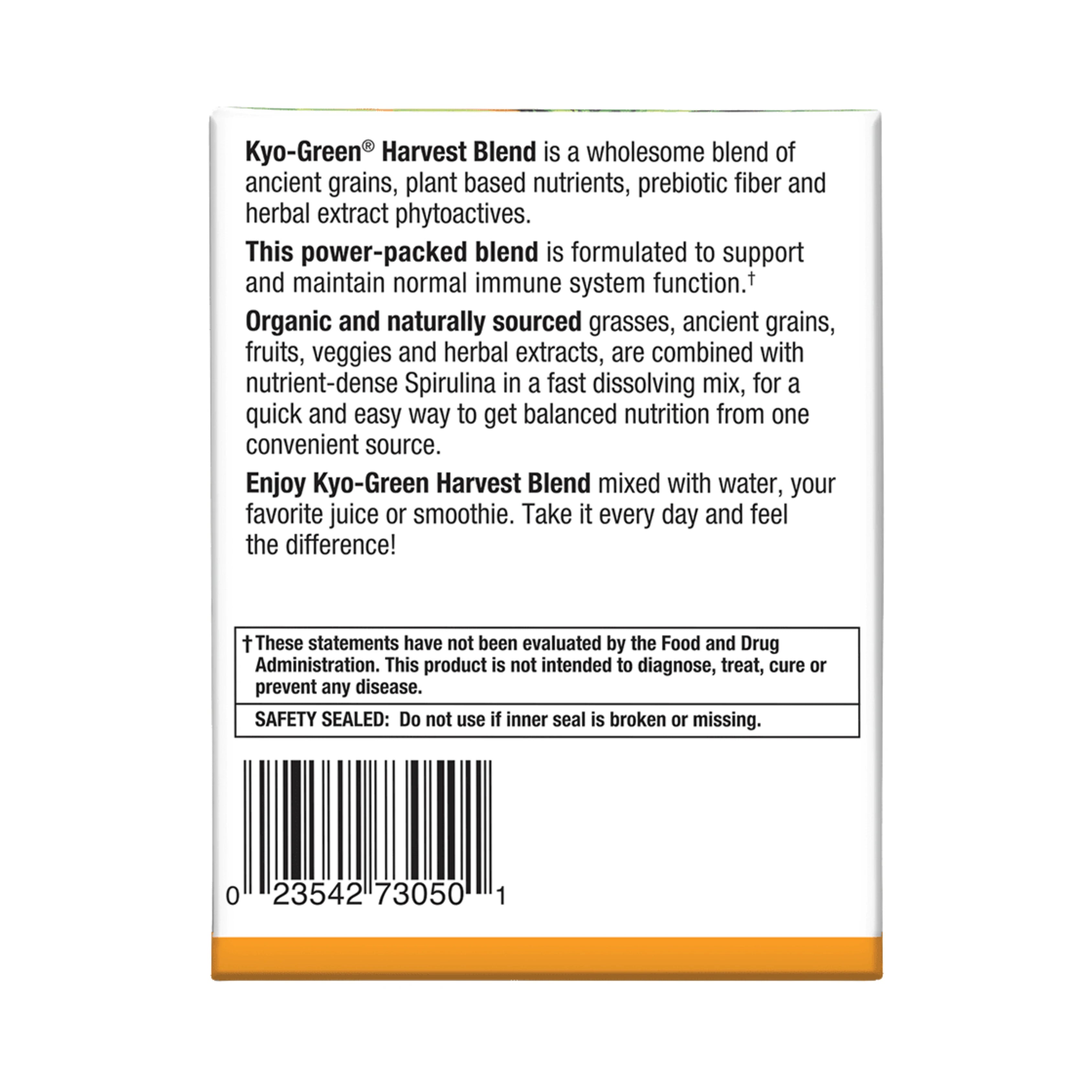 kyolic, Kyo-Green, Harvest Blend Immune Defense, Powdered Drink Mix, 6.3 Oz, 180 g