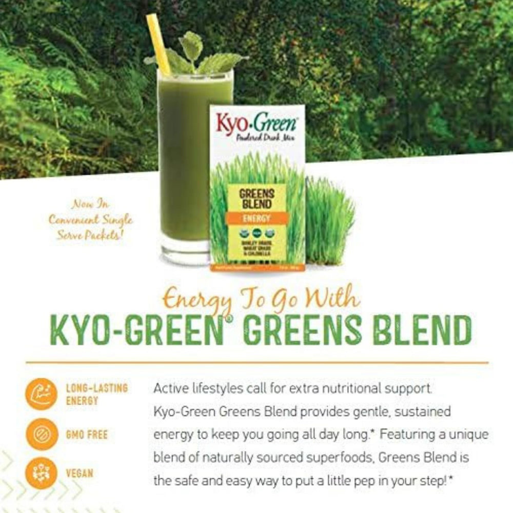Kyolic, Kyo-Green, Powdered Drink Mix, Greens Blend , 10 oz, 0.63 lb