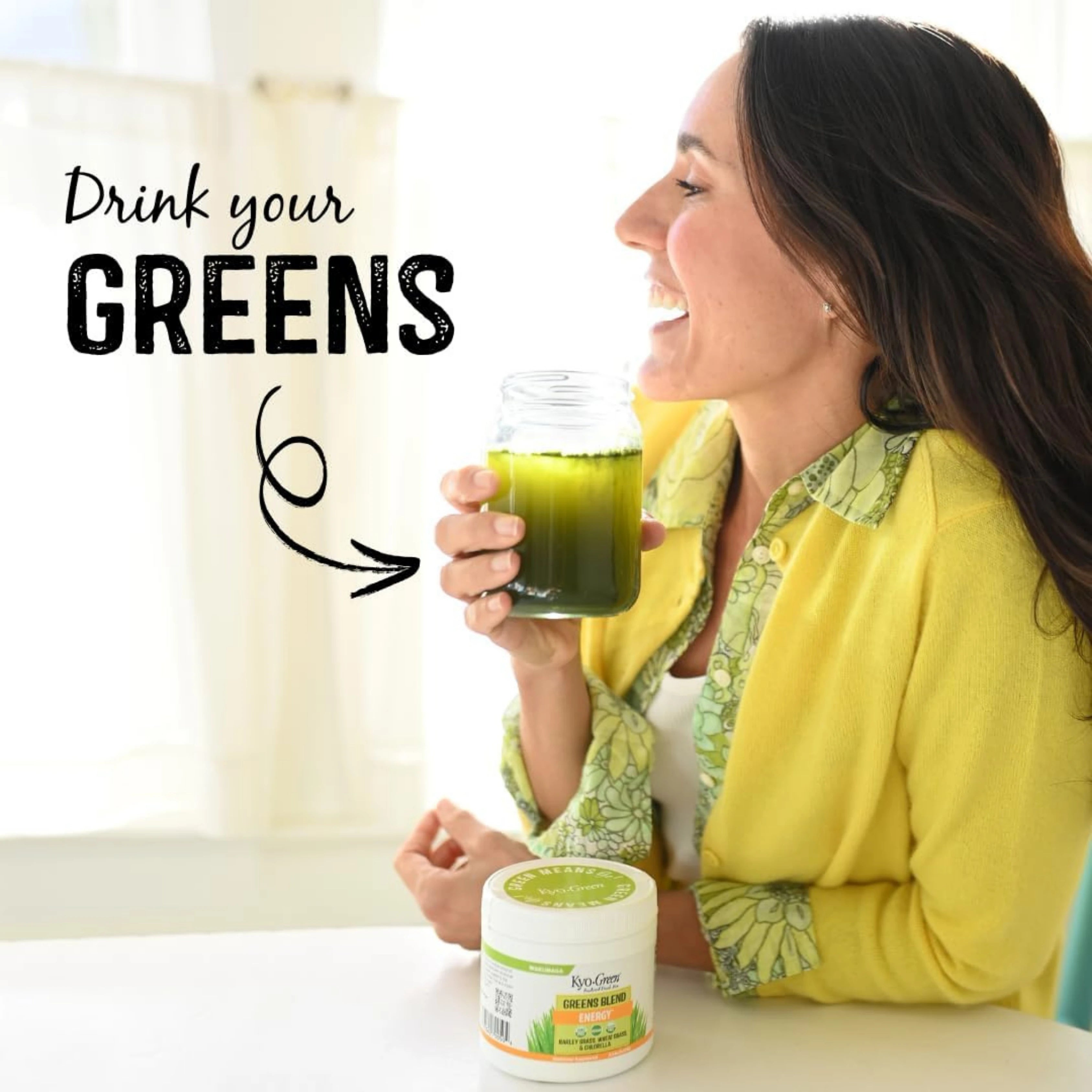 Kyolic, Kyo-Green, Powdered Drink Mix, Greens Blend, 5.3 oz, 0.33 lb